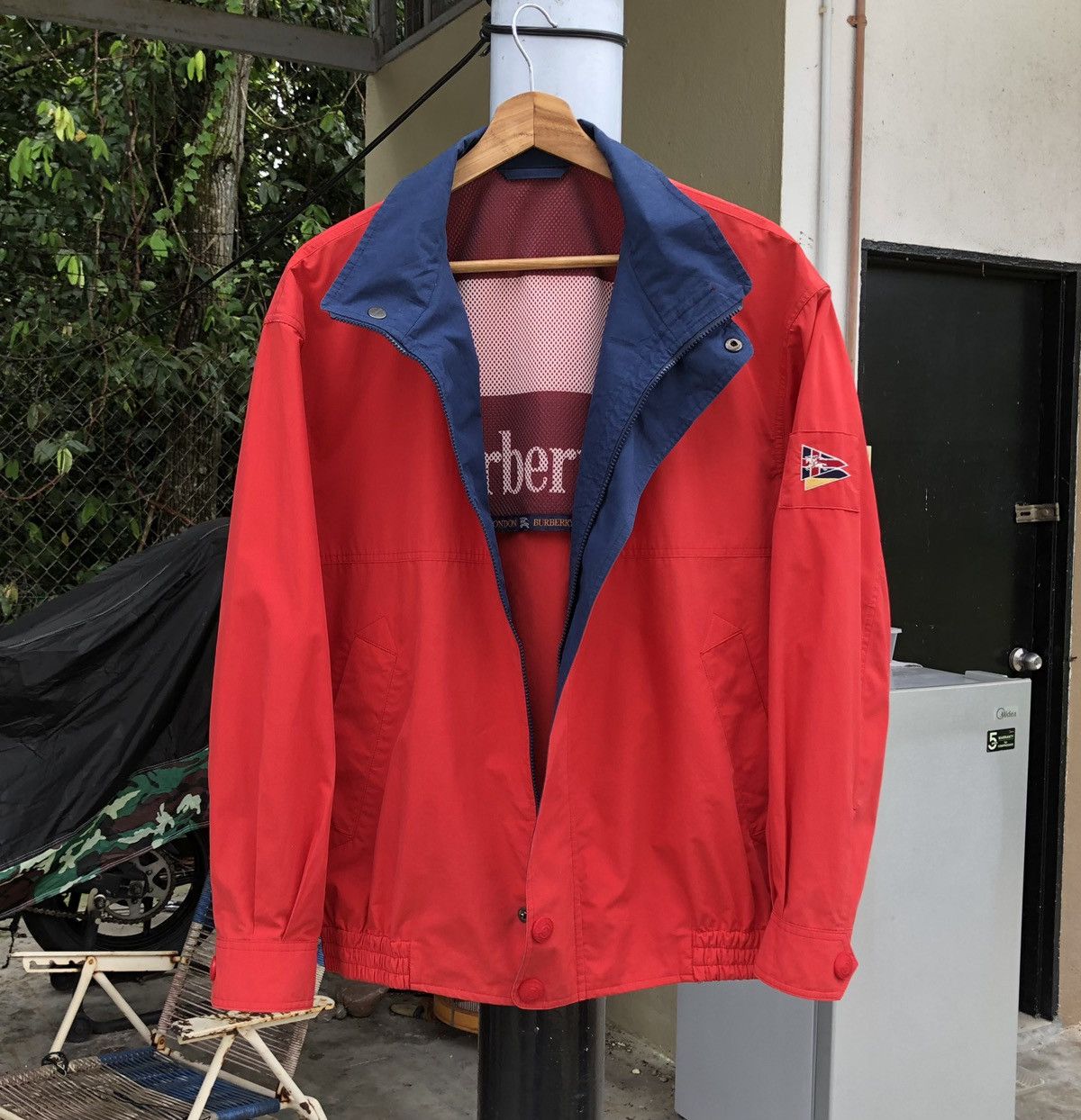 Burberry Vintage Burberrys Sport Light Bomber Jacket Size US M / EU 48-50 / 2 - 7 Thumbnail