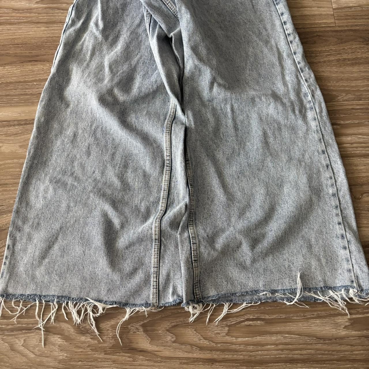 Vintage Crazy Vintage Y2K/2000s Baggy Light Wash Wide Leg Skater Denim Jeans! 28x29 Size US 28 / EU 44 - 6 Thumbnail