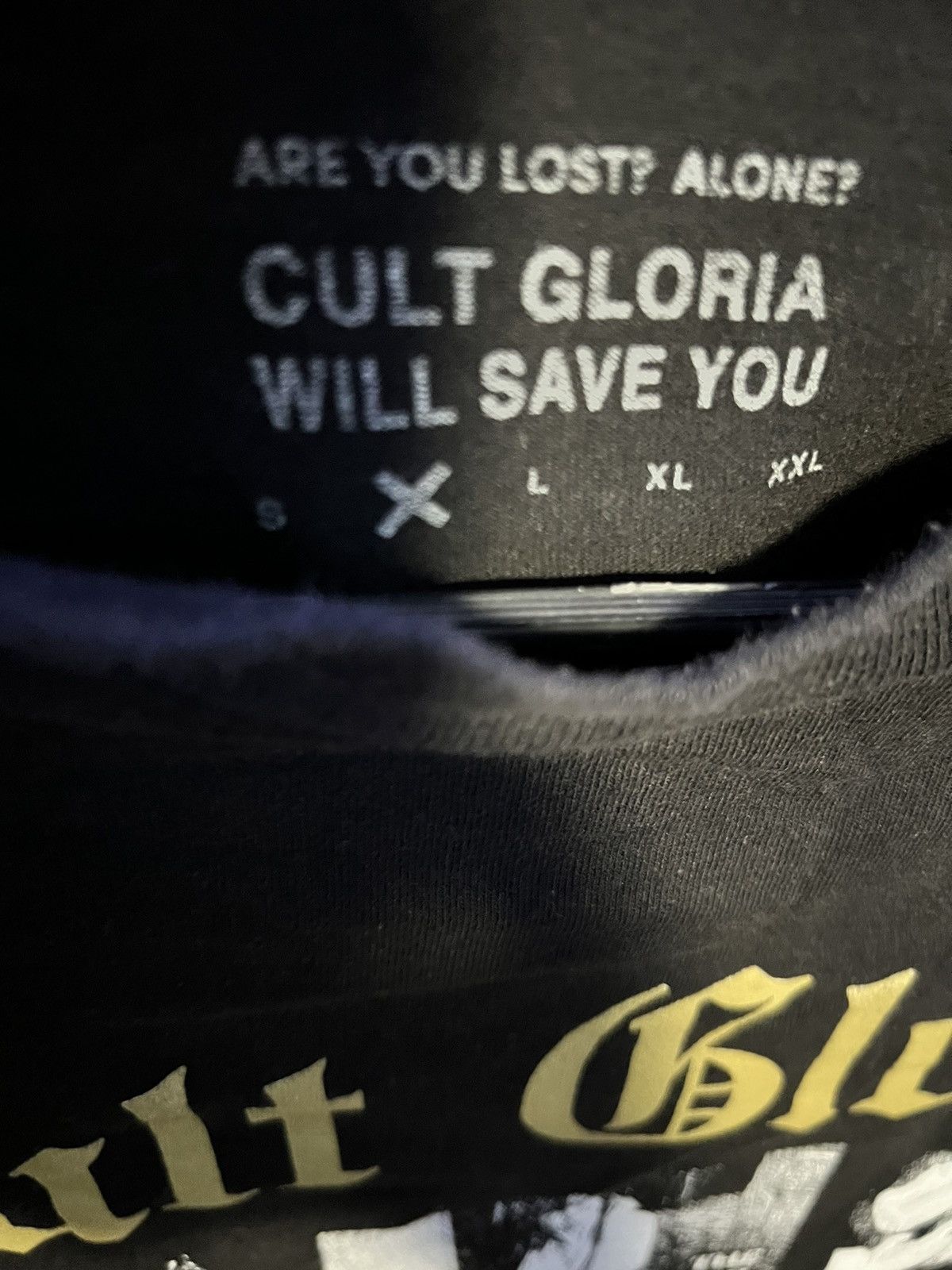 G59 Records CULT GLORIA - NASTY T- SHIRT (BLACK) MEDIUM Size US M / EU 48-50 / 2 - 2 Thumbnail