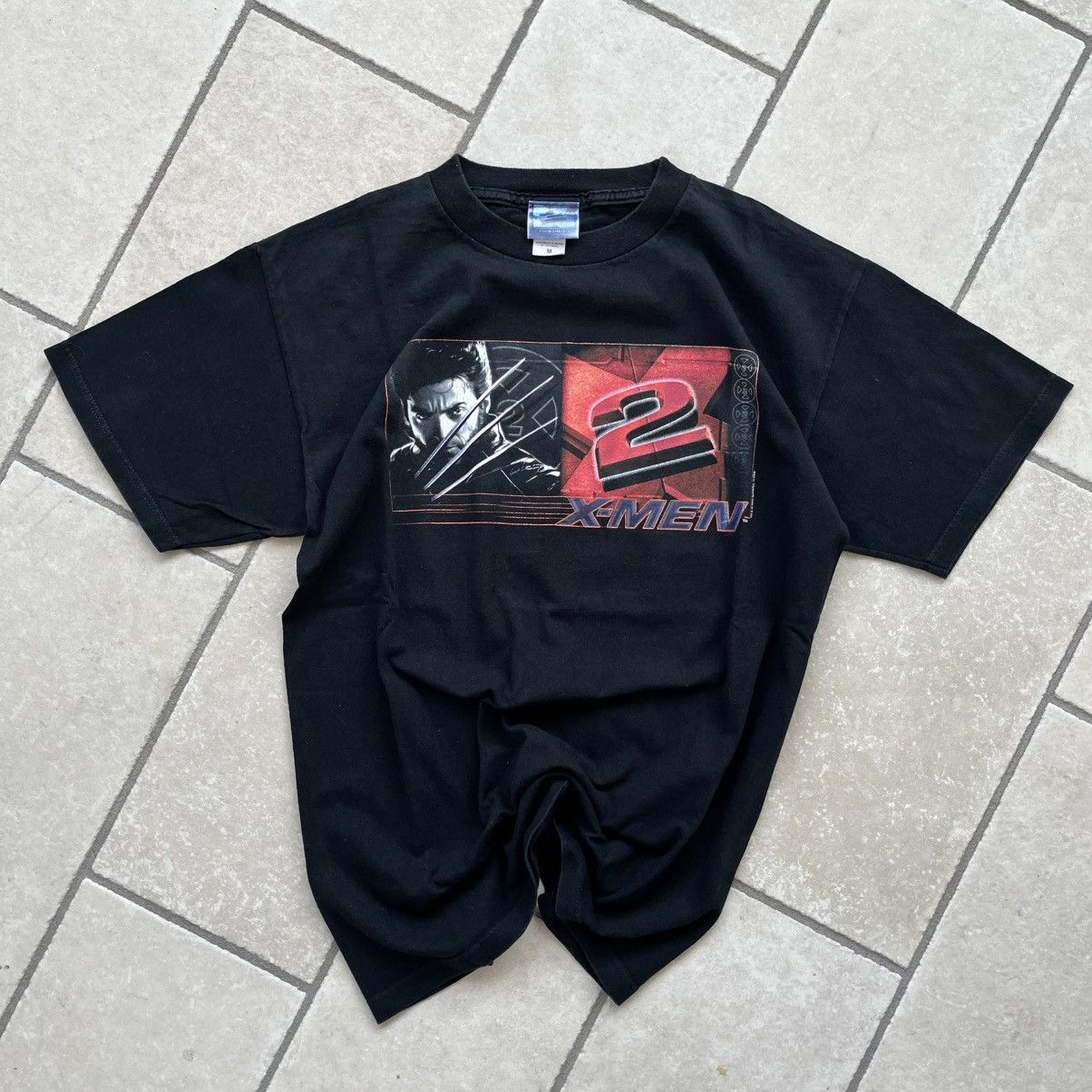 Vintage 2003 Hugh Jackman Wolverine X Men 2 movie promo tee M Size US M / EU 48-50 / 2 - 1 Thumbnail