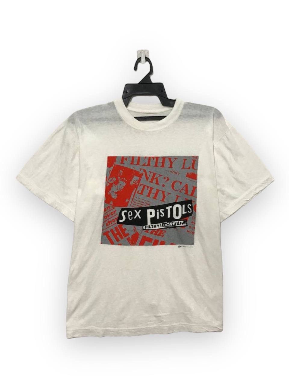 Band Tees × Vintage vintage 90s sex pistols band punk sid vicious Size US L / EU 52-54 / 3 - 1 Thumbnail