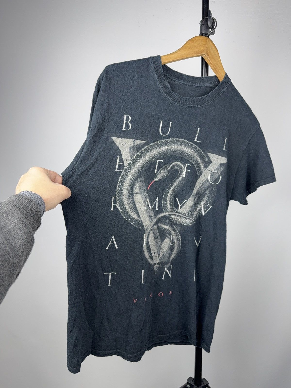 Vintage 00s Bullet For My Valentine Venom 2015 Metalcore Band Tee Size US M / EU 48-50 / 2 - 5 Thumbnail