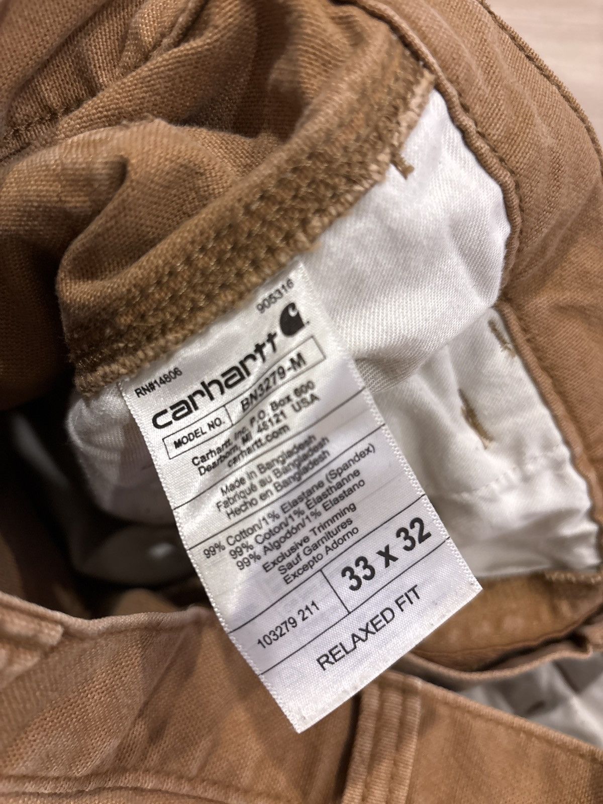 Carhartt Carhartt workwear distressed pants Size US 33 - 5 Thumbnail