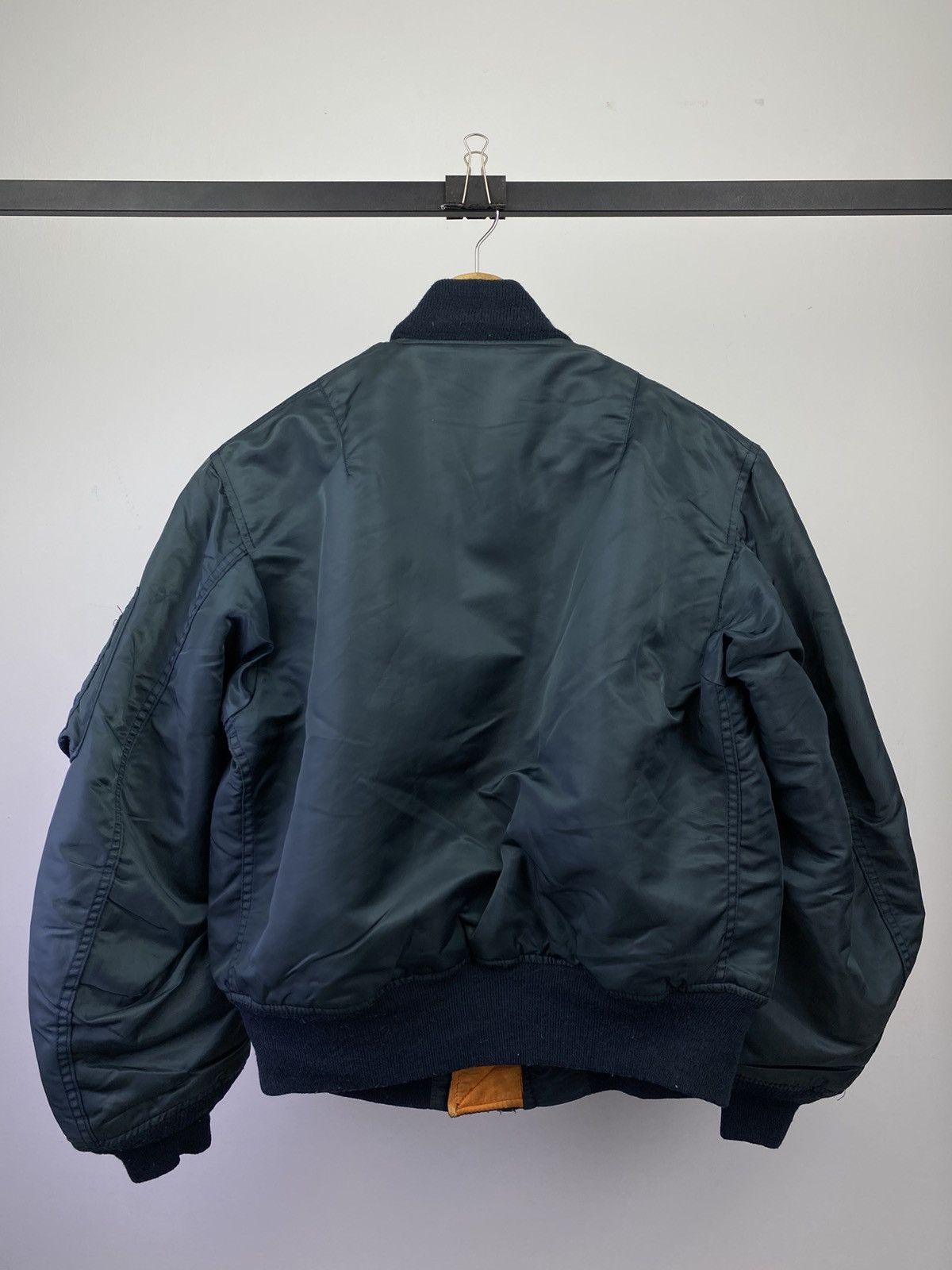 Avirex Vintage 90’s Avirex MA-1 Dark Green Reversible Flight Jacket Size US M / EU 48-50 / 2 - 5 Thumbnail