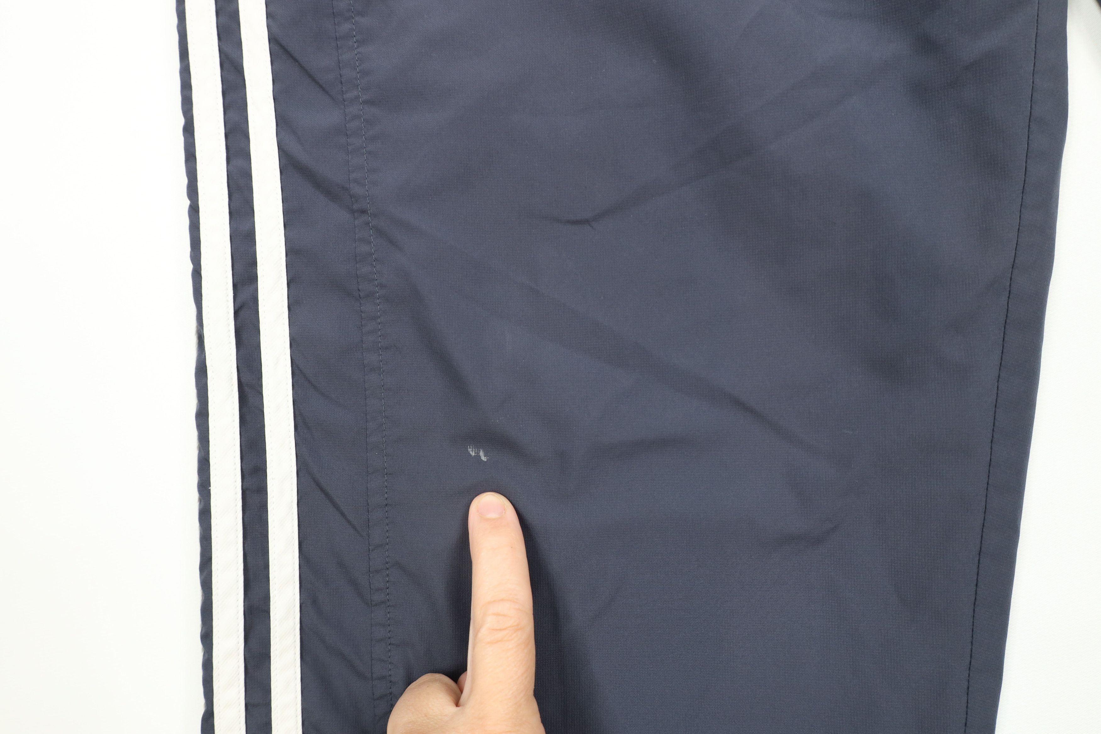 Adidas × Vintage Vintage Y2K 2004 Adidas Out Striped Wide Leg Pants Blue Size US 34 / EU 50 - 5 Thumbnail