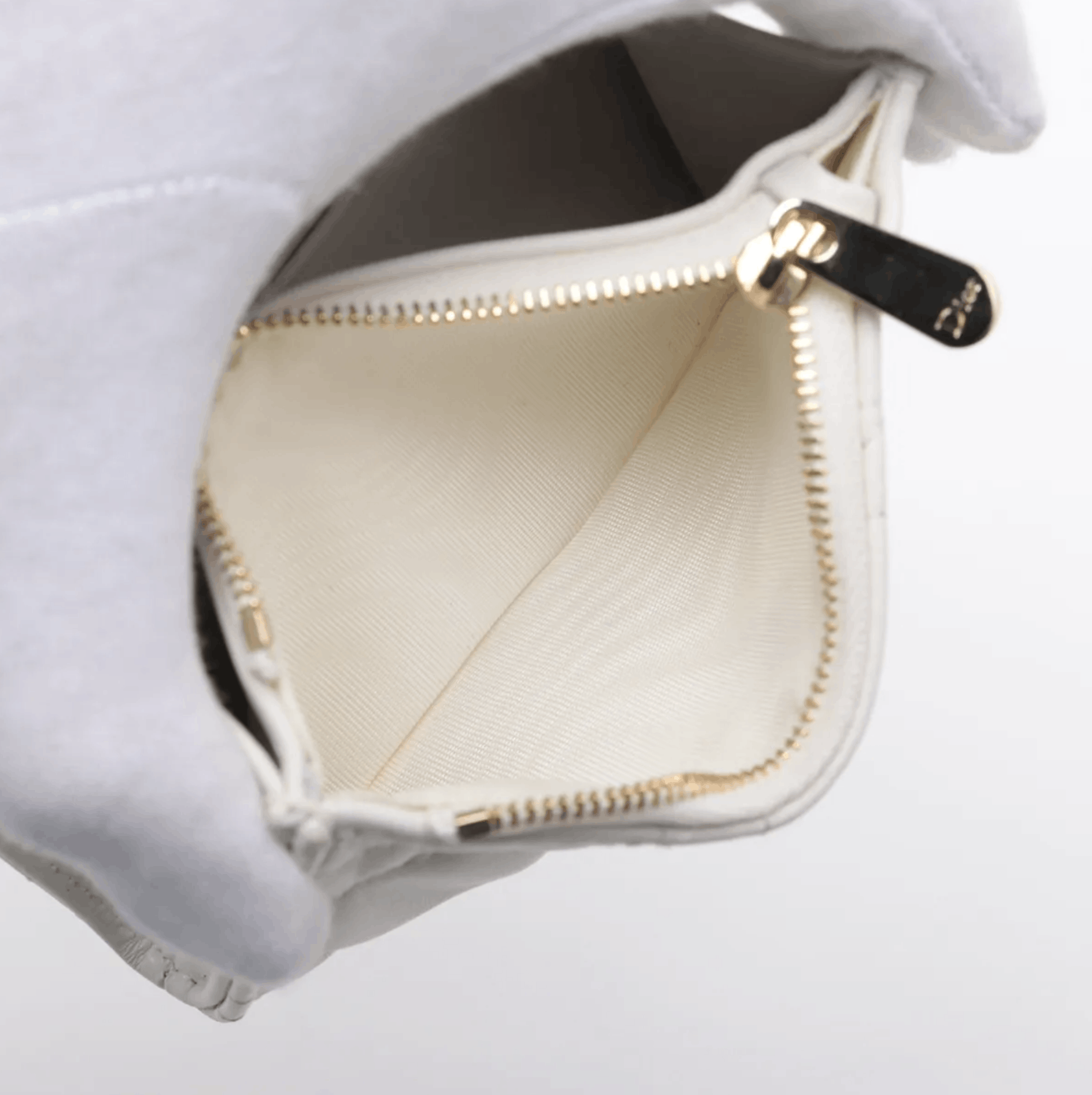 Dior Dior Leather Chain Shoulder Wallet Off-White Size ONE SIZE - 6 Thumbnail