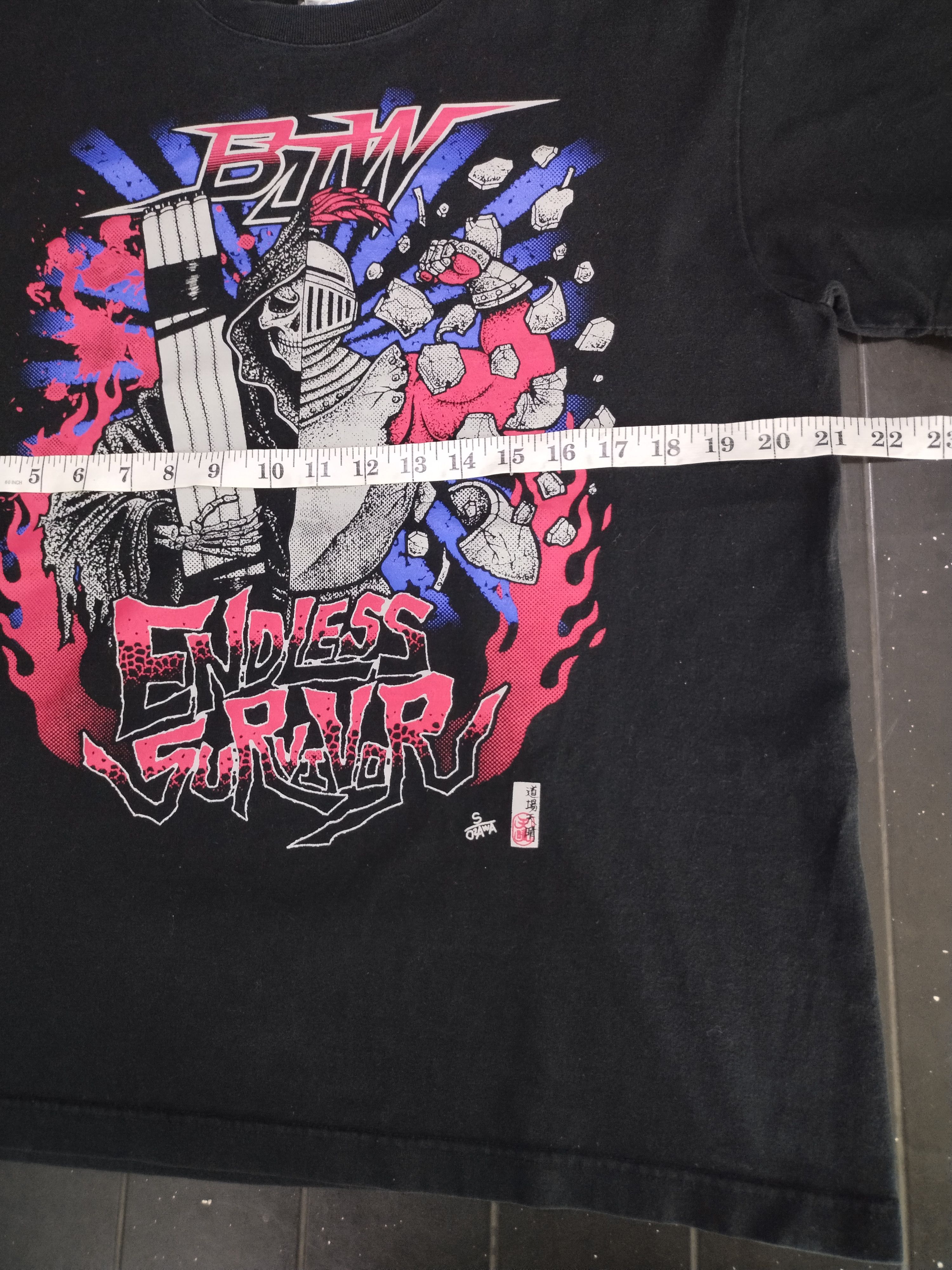 Japanese Brand Vintage Prowrestling Big Japan Death Match Rare Shirt Tee Size US L / EU 52-54 / 3 - 15 Thumbnail