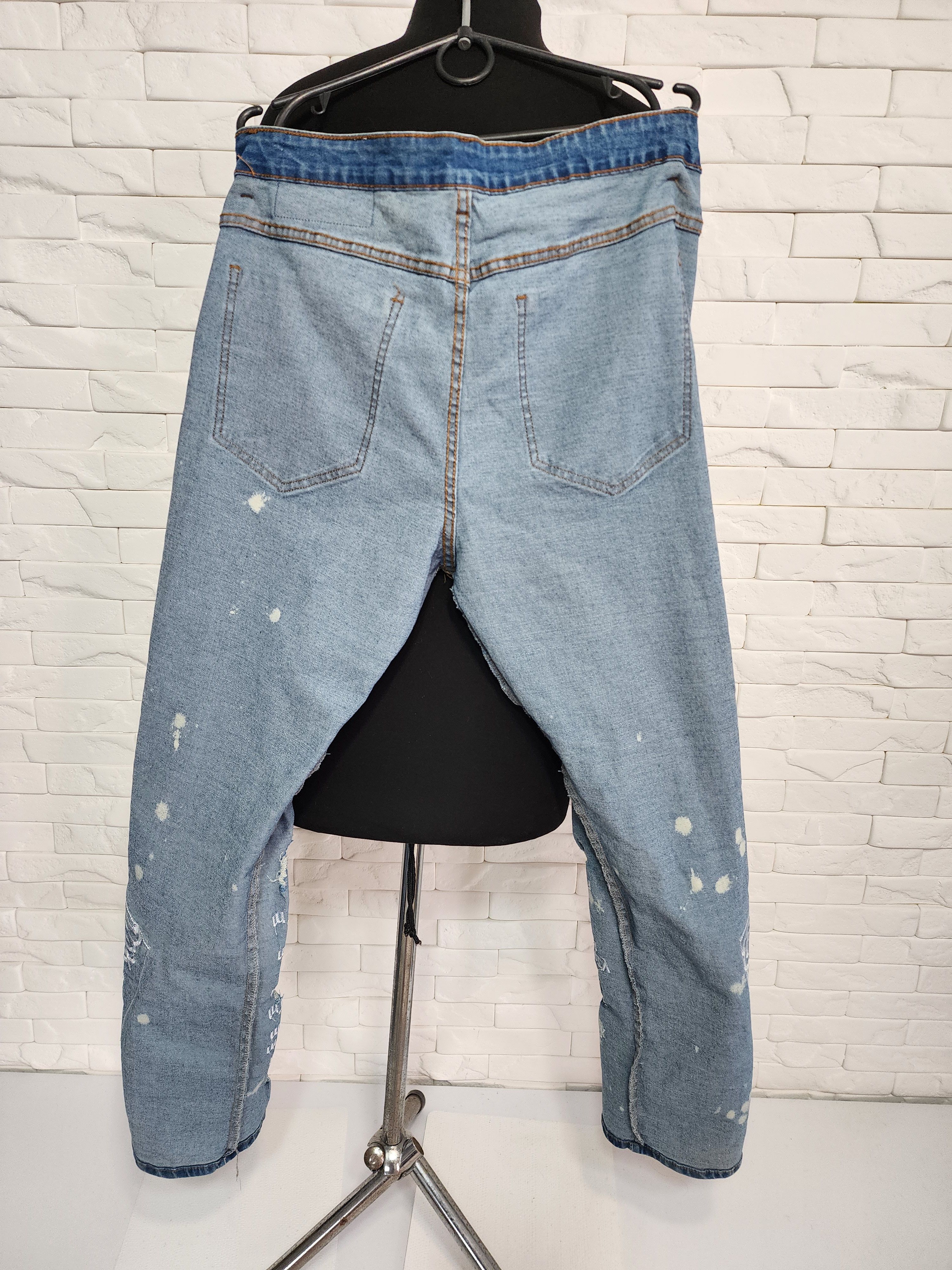 Denim & Co. Blue Denim Jeans Mens: Stretch Fabric, Size US 36 / EU 52 - 10 Thumbnail