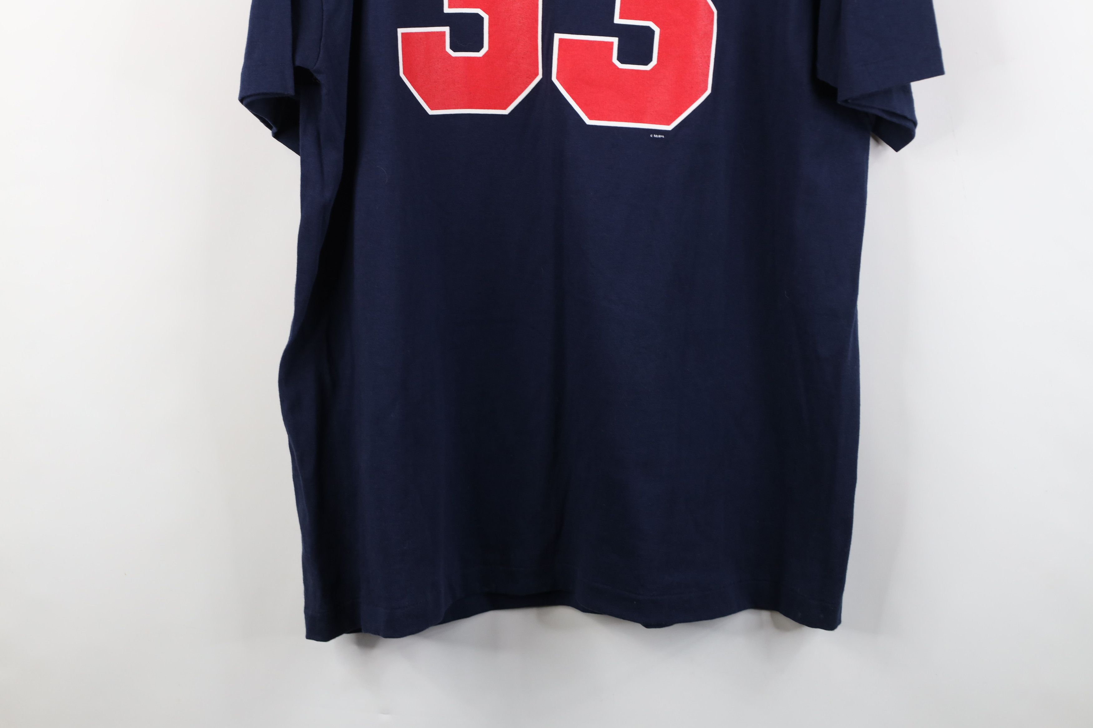 Vintage Vintage 90s Cleveland Indians Baseball Jersey T-Shirt USA Size US XL / EU 56 / 4 - 14 Thumbnail