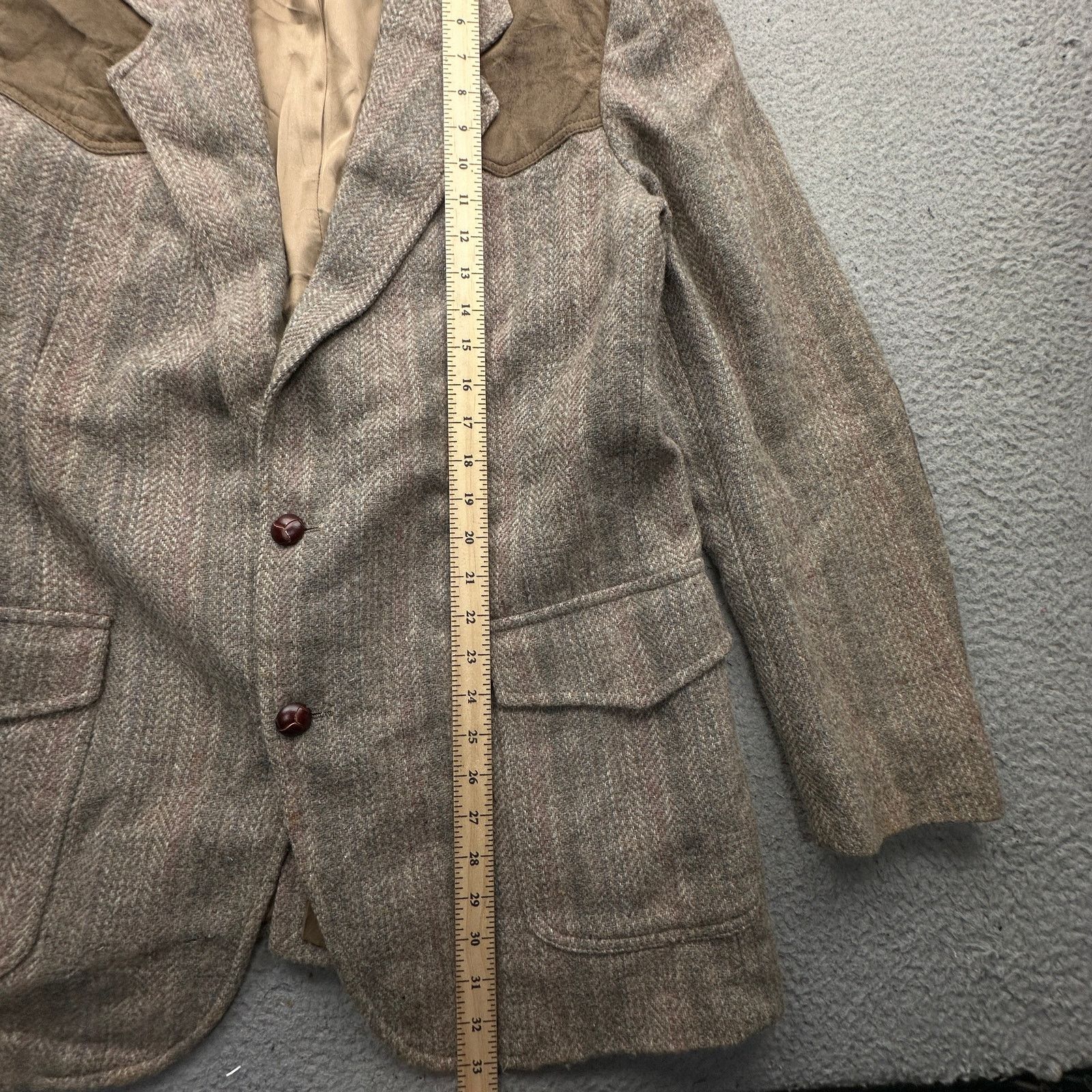 Pendleton Vintage Pendleton Tweed Sport Coat Blazer Mens 42 Long Large Size US L / EU 52-54 / 3 - 4 Thumbnail