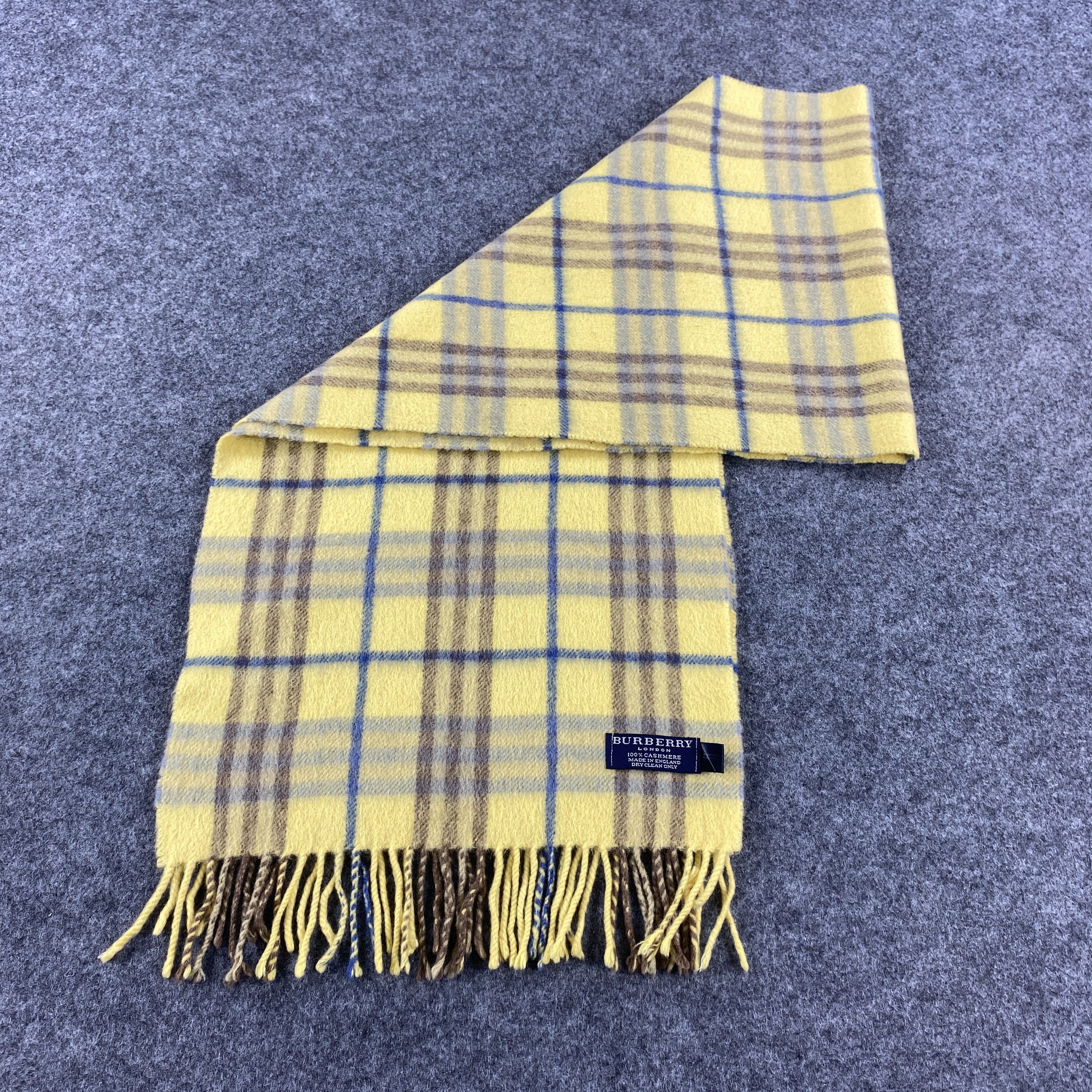 Burberry × Vintage GF10381 Burberry Scarf Neck Wear Muffler Nova Check Size ONE SIZE - 6 Thumbnail