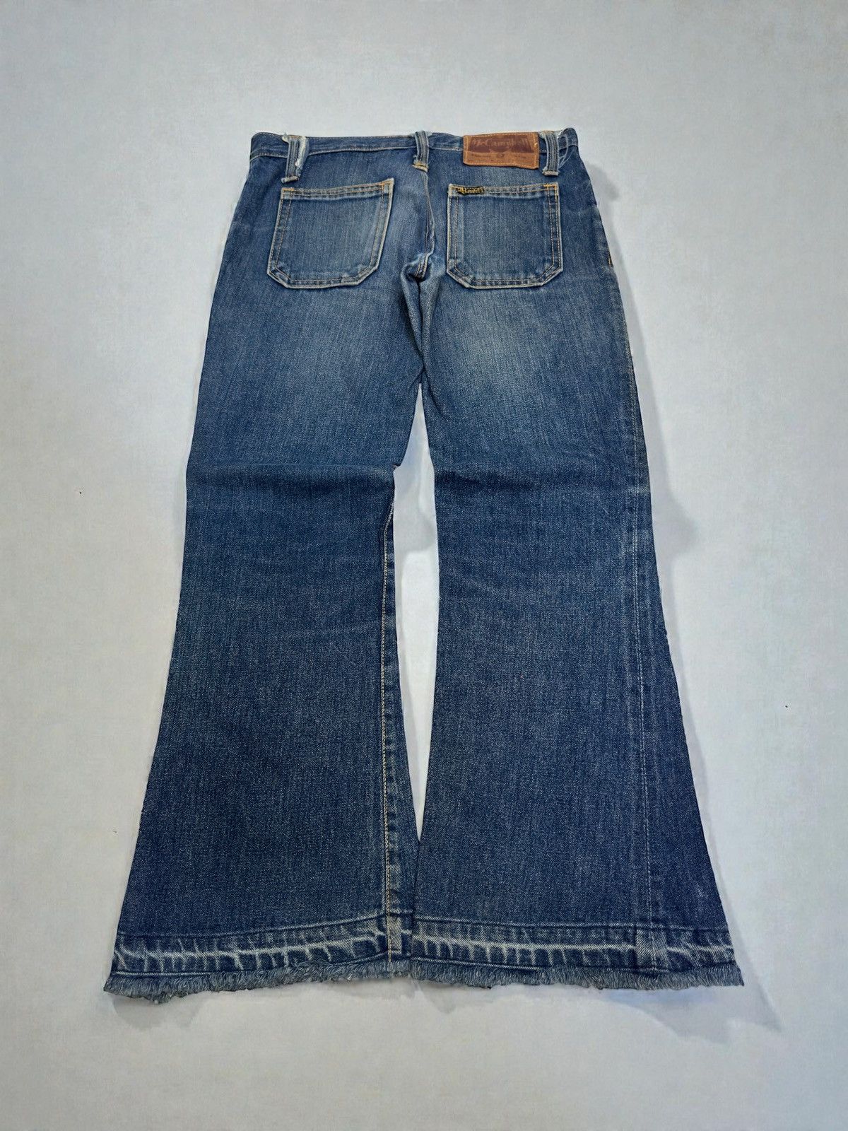 Hysteric Glamour Mc Campbell Release Hem Flare Denim Shorter Inseam Fit Size US 30 / EU 46 - 2 Thumbnail