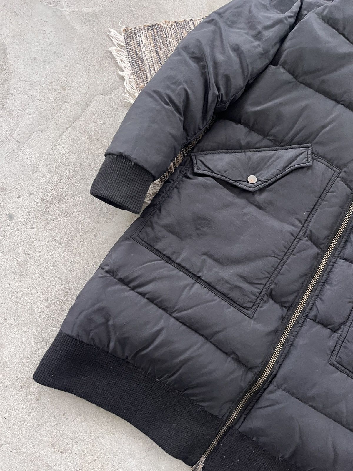 Diesel Vintage Diesel Black Reversible Parka Jacket Avantgarde Y2K Size M / US 6-8 / IT 42-44 - 19 Thumbnail