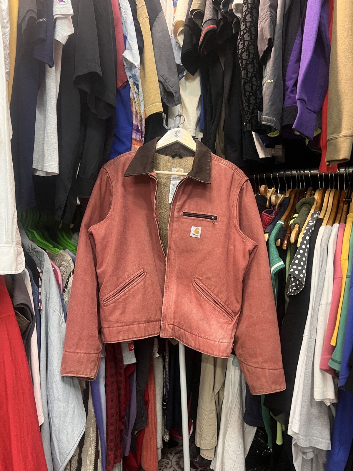 Carhartt Carhartt Sandstone Duck Women’s Detroit Jacket Size US S / EU 44-46 / 1 - 2 Thumbnail