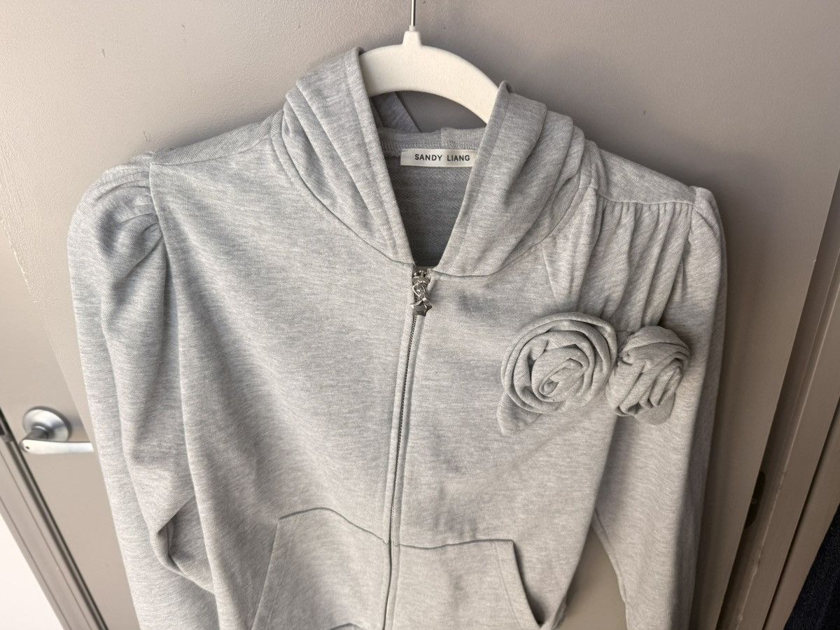 Sandy Liang Sandy Liang floral sookie hoodie Size S / US 4 / IT 40 - 3 Thumbnail