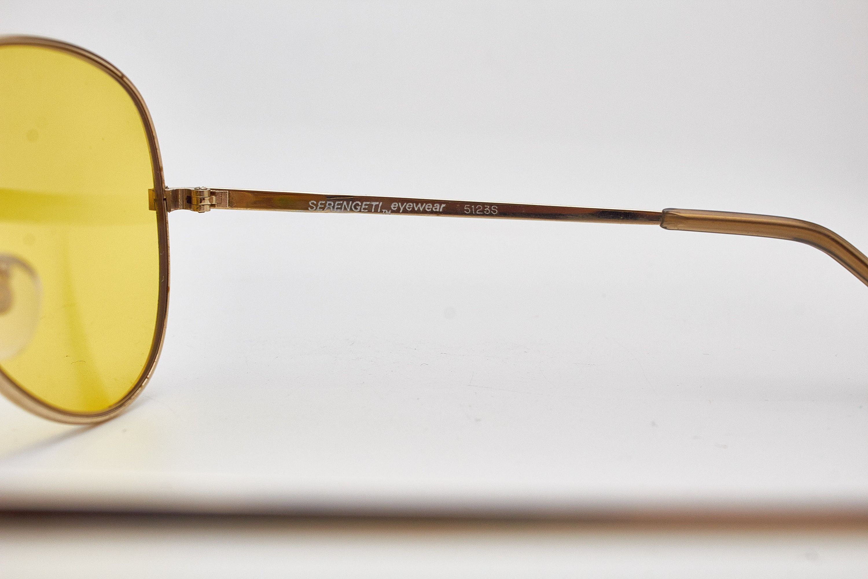 Serengeti SERENGETI quiet luxury 80s oversized gold thin metal specs Size ONE SIZE - 6 Thumbnail