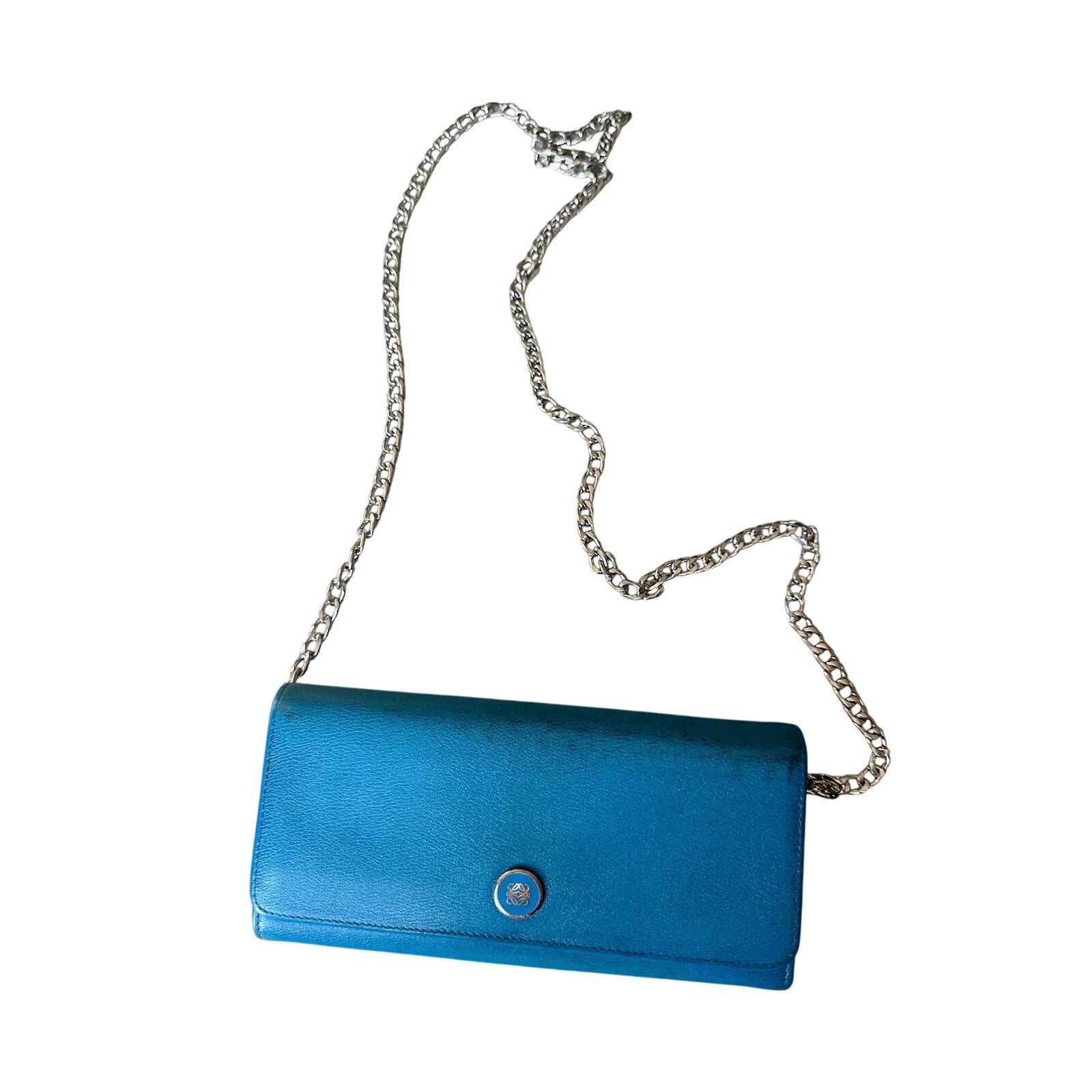 Loewe Loewe Blue Flap Long Wallet Size ONE SIZE - 7 Thumbnail