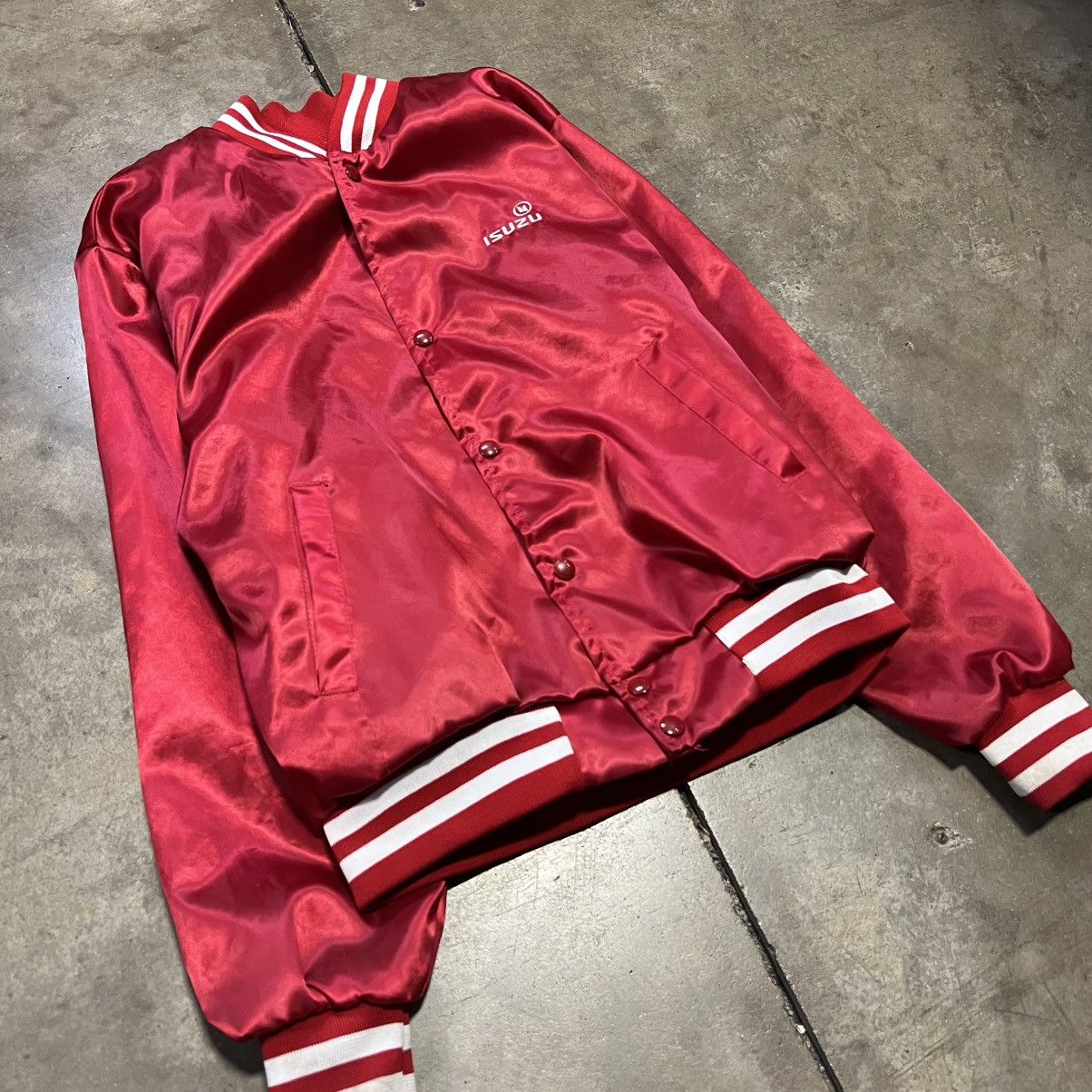 Vintage Vintage 80s Isuzu Motors Bomber Jacket Japanese Car Promo Size US M / EU 48-50 / 2 - 4 Thumbnail