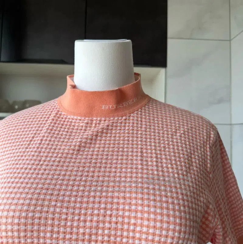 Burberry Burberry Orange Cotton Short Sleeve T-Shirt. Size M / US 6-8 / IT 42-44 - 2 Thumbnail