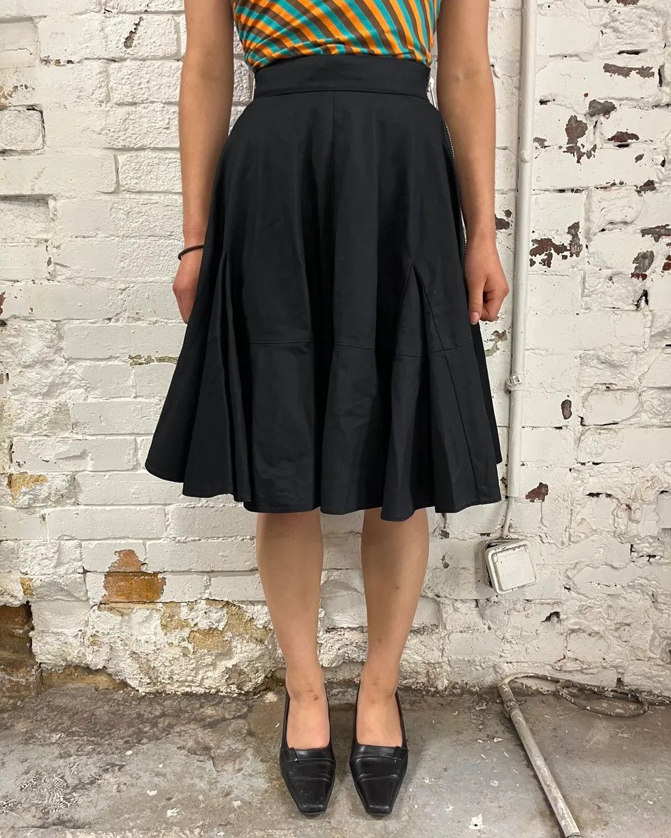Givenchy AW2014 Givenchy Black Zipped Skirt by Riccardo Tisci Size 26" / US 2 / IT 38 - 2 Thumbnail