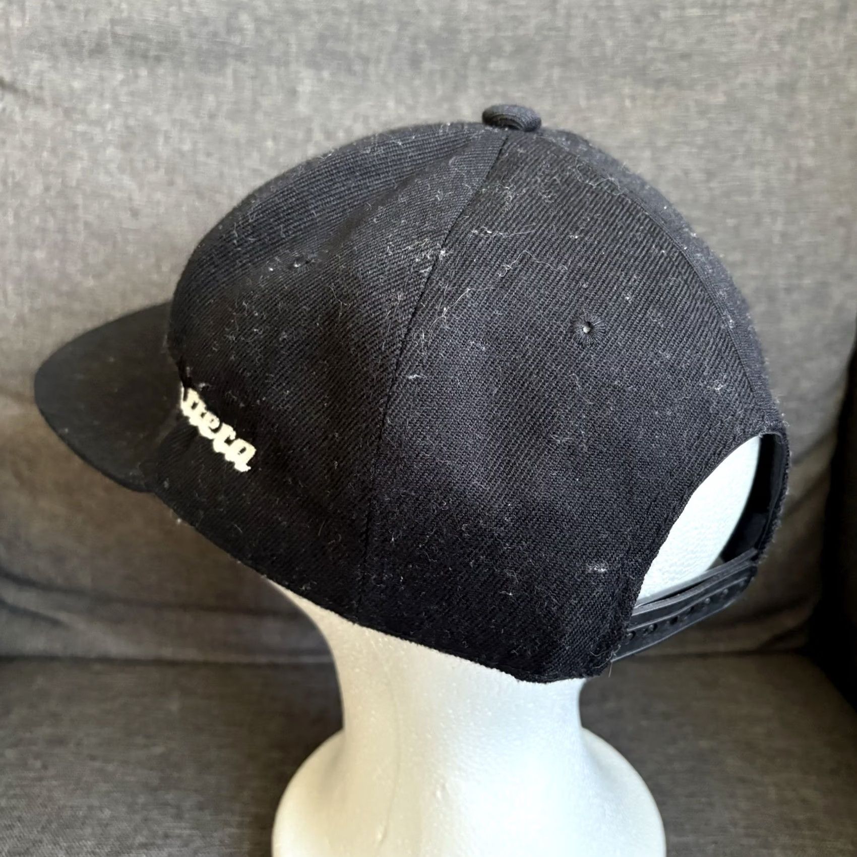 Carrera Porsche Hat Cap Black Adjustable SnapBack Men One Size Cars Classic 80s 90s Logo Crest Logo Crest Size ONE SIZE - 5 Thumbnail