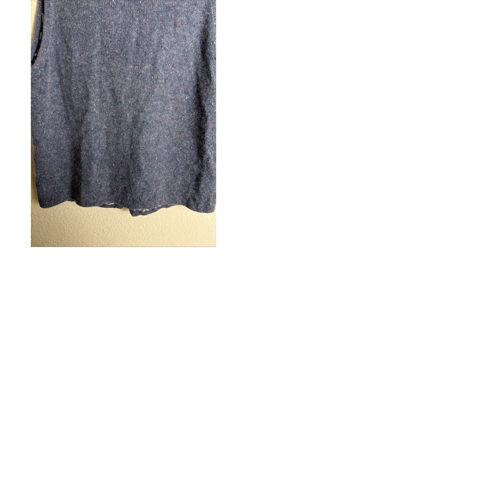 Vintage VINTAGE Victoria Jones Snowman Wool Button XL Blue Vest Sweater Womens Size XL / US 12-14 / IT 48-50 - 10 Thumbnail