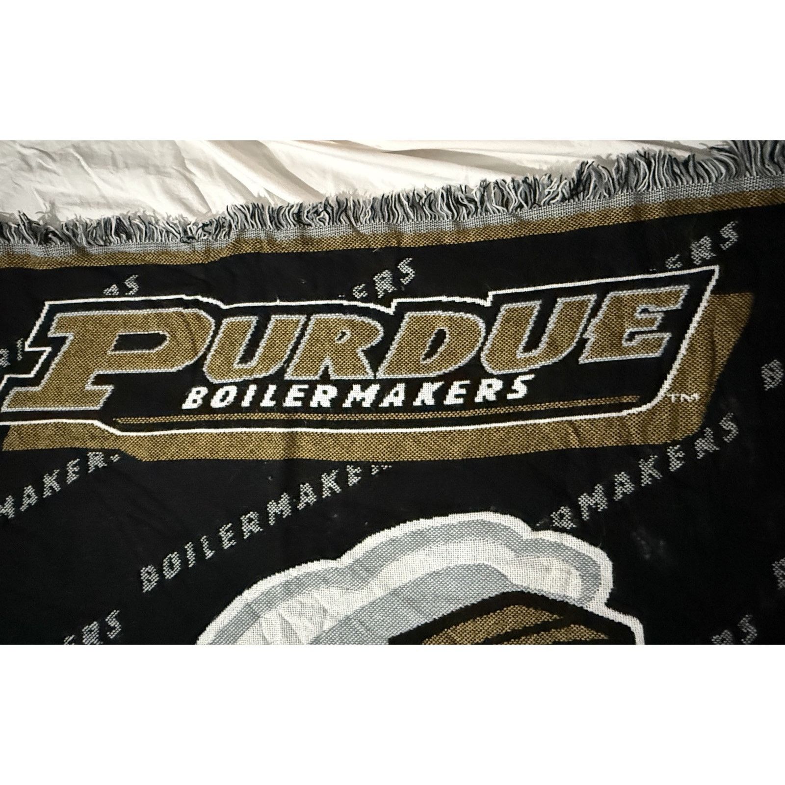 Other Vintage Purdue Boilermakers Tapestry Woven Throw Blanket Size ONE SIZE - 2 Thumbnail