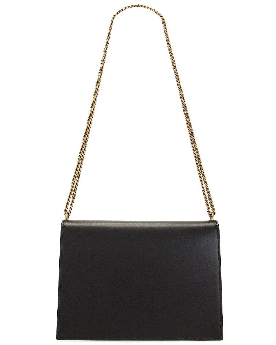 Saint Laurent Paris o1bcso1str0425 Size: OS/Cassandra Chain Bag in Black/Cream Size ONE SIZE - 5 Thumbnail