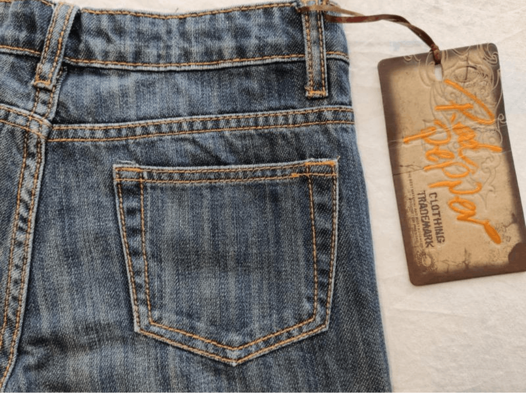 Japanese Brand × Vintage Y2K low rise Red Pepper Jeans available sz 26, 27, 28, 29 Size 30" / US 8 / IT 44 - 4 Thumbnail