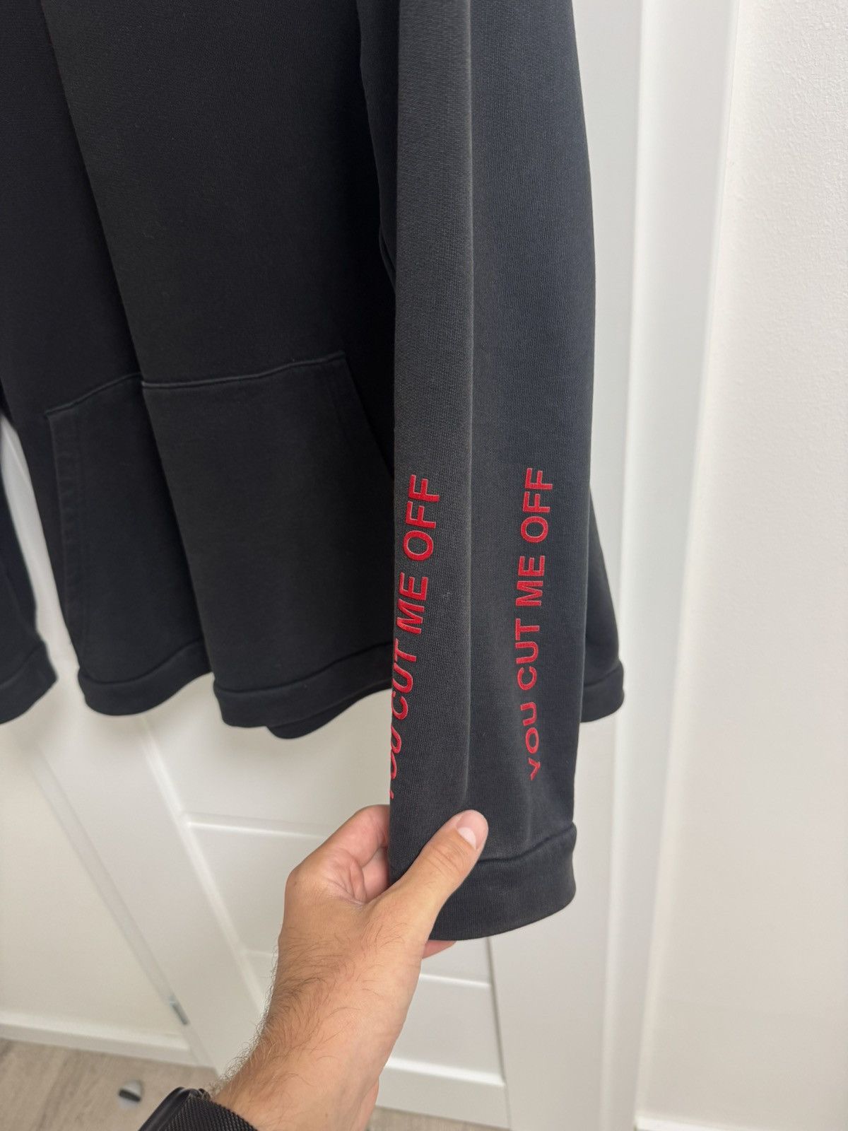 Off-White Off white you cut me off hoodie Size US S / EU 44-46 / 1 - 2 Thumbnail