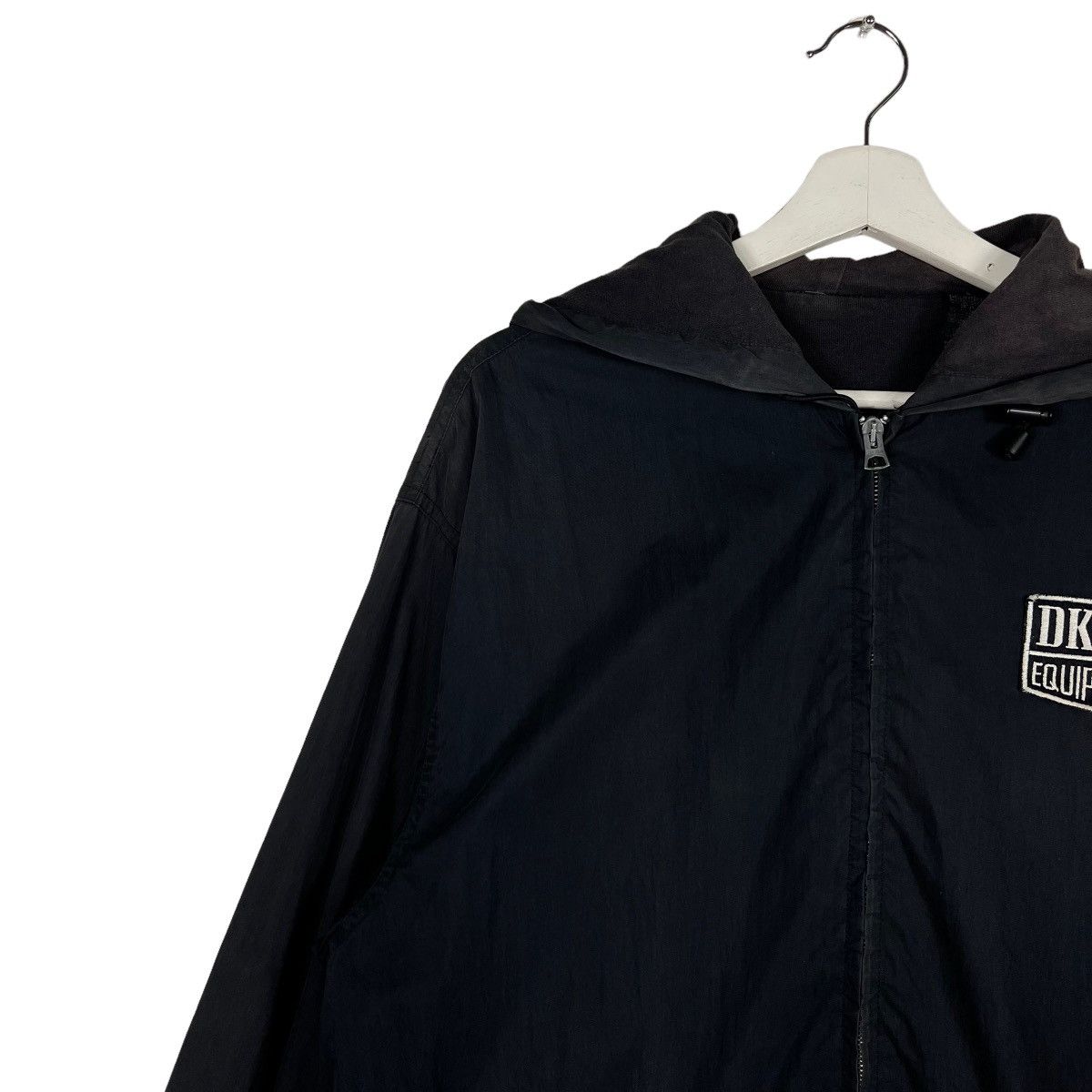 DKNY × Vintage 🔥 VINTAGE 90s DKNY USA HOODIE JACKET Size US S / EU 44-46 / 1 - 8 Thumbnail