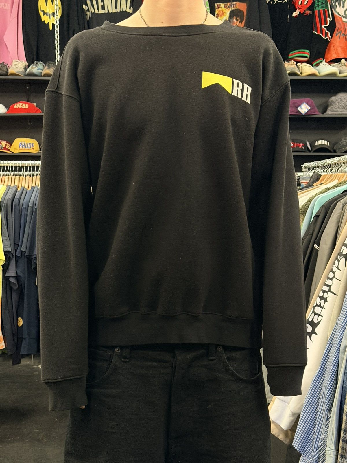 Rhude Rhude Logo Crewneck Size US M / EU 48-50 / 2 - 1 Thumbnail