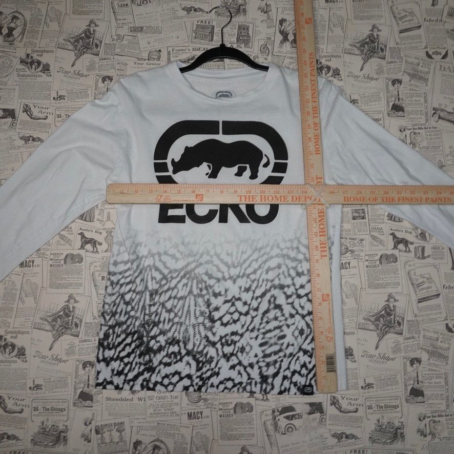 Ecko Unltd. Large - Vintage / Y2K Ecko UNLTD. Rhino logo zebra print tee Size US L / EU 52-54 / 3 - 4 Thumbnail