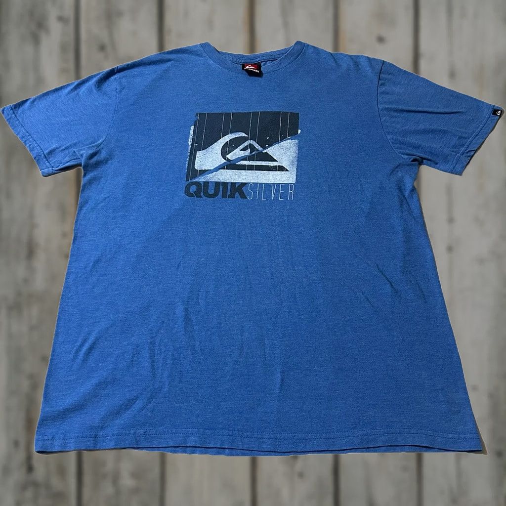 Quiksilver VINTAGE Quiksilver Surfer Skater Shirt T-Shirt M Men Blue 2000s Y2K Size US M / EU 48-50 / 2 - 1 Thumbnail