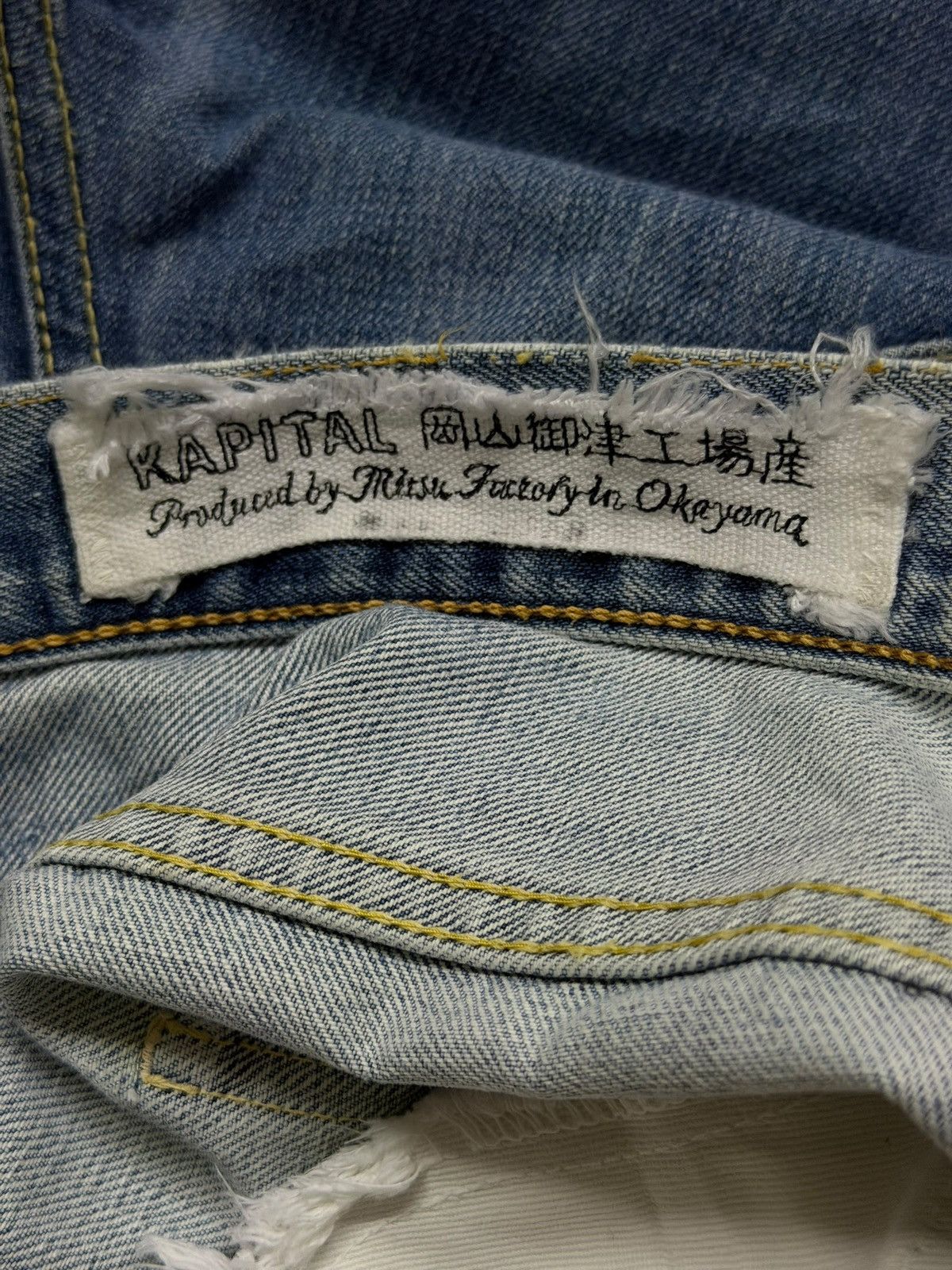 Kapital Vintage KAPITAL Okayama Japan Half Selvedge Denim Jeans W29 Size US 29 - 15 Thumbnail