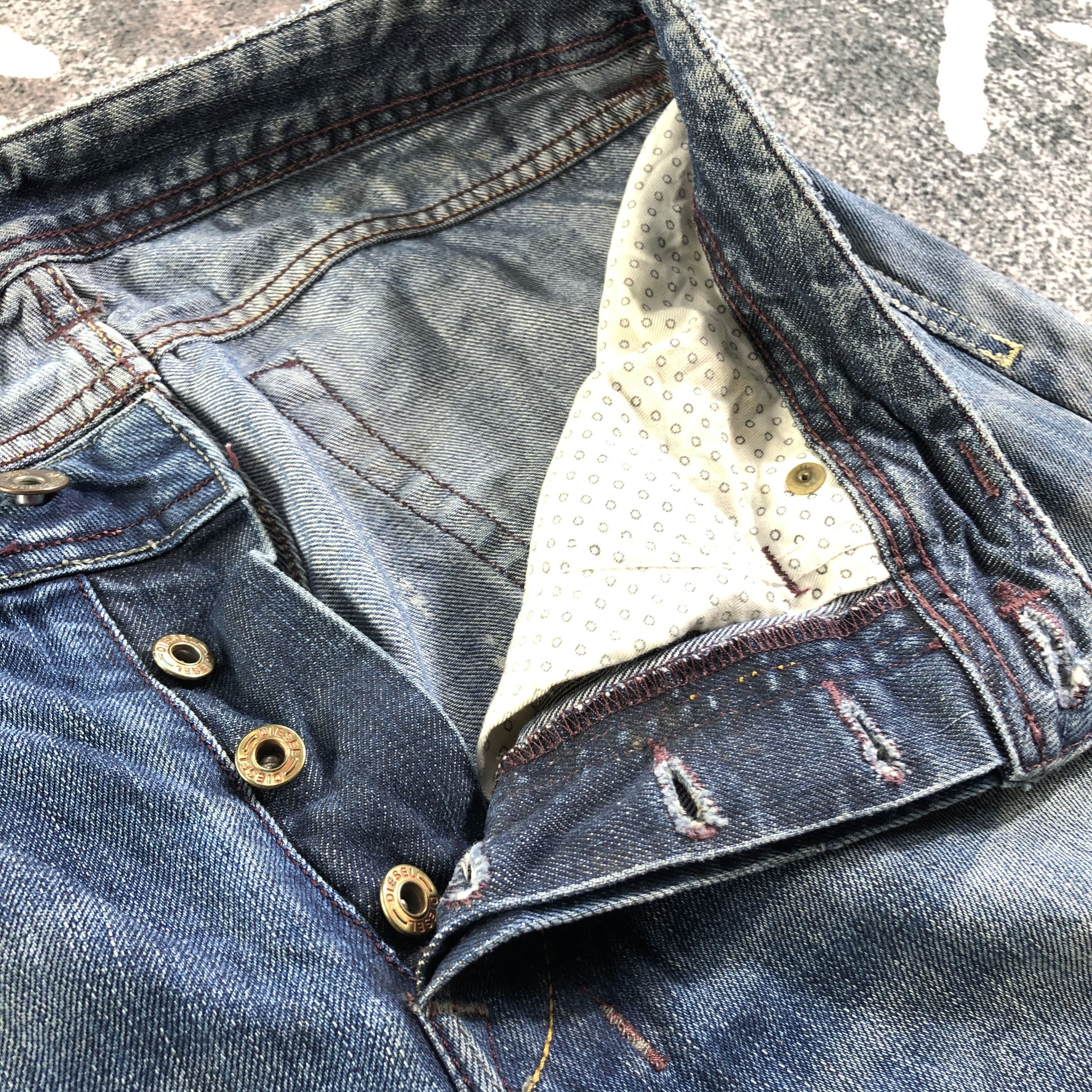 Diesel Diesel Jeans Ripped Denim KJ2412 Size US 30 / EU 46 - 8 Thumbnail