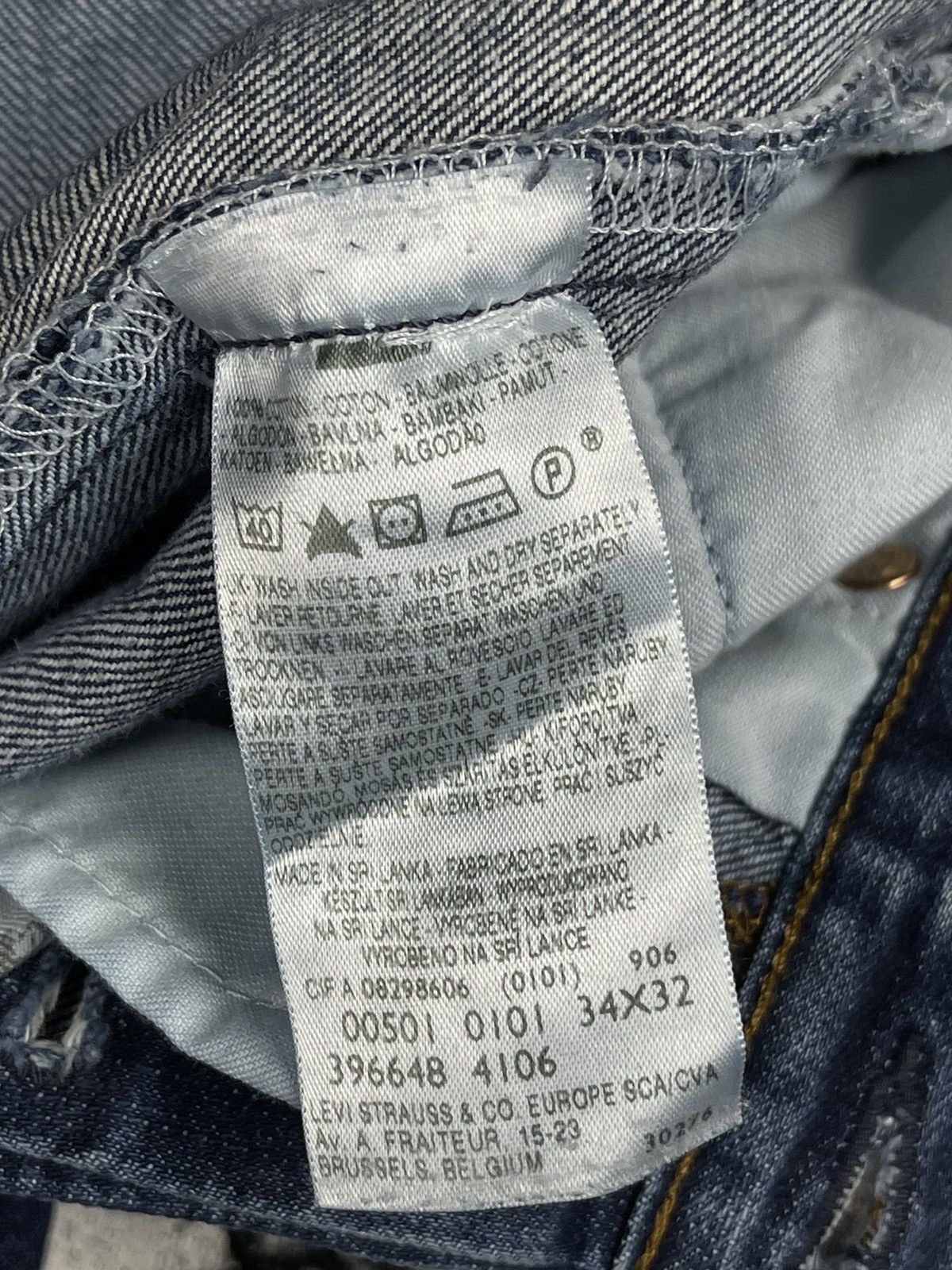 Levi's Levi’s 501 Vintage Navy Blue Denim Jeans Men’s Size W34 L32 Size US 34 / EU 50 - 12 Thumbnail