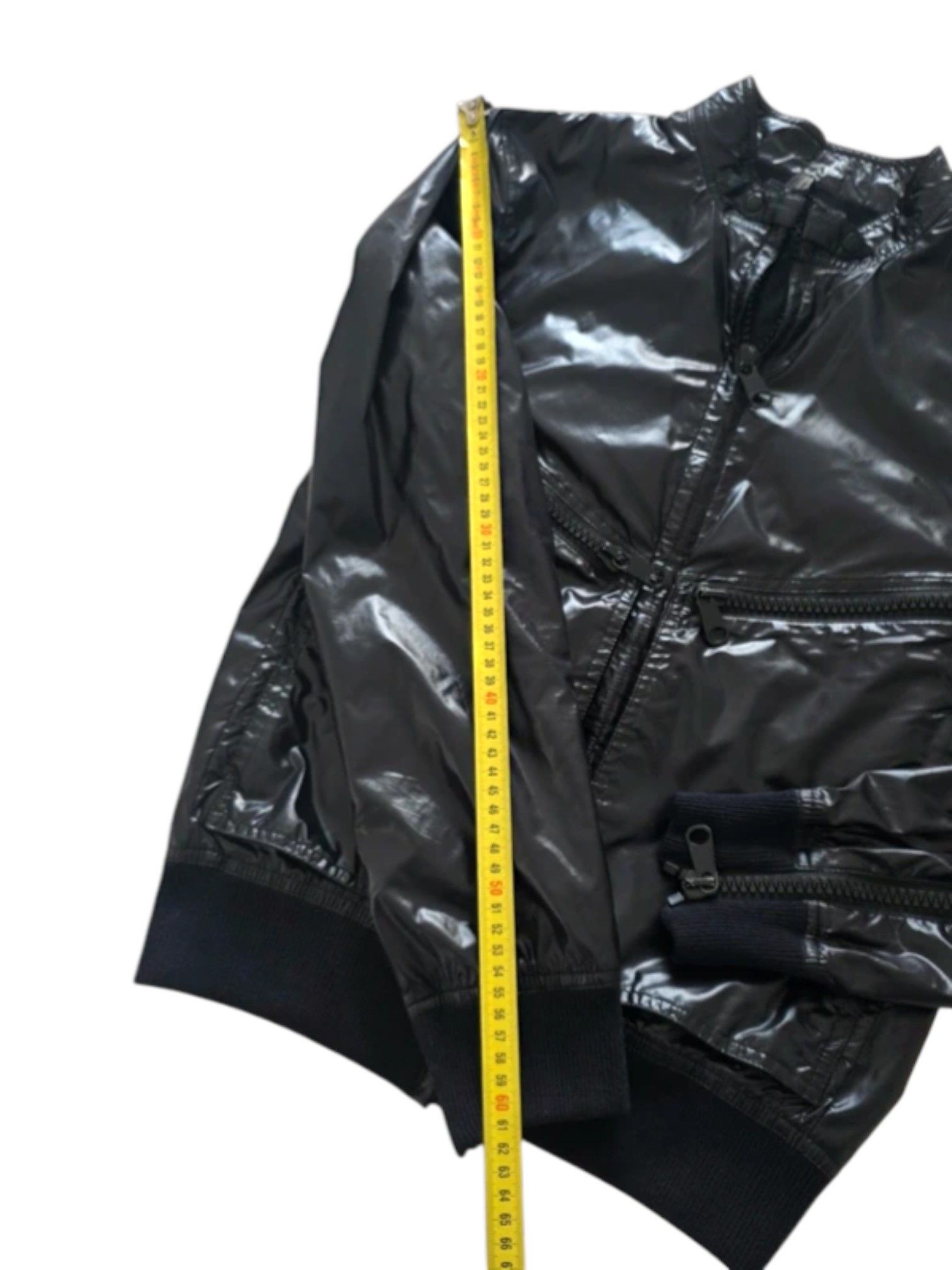 Dior Dior Homme Black Gloss Polyamide Zip Jacket Size US S / EU 44-46 / 1 - 9 Thumbnail