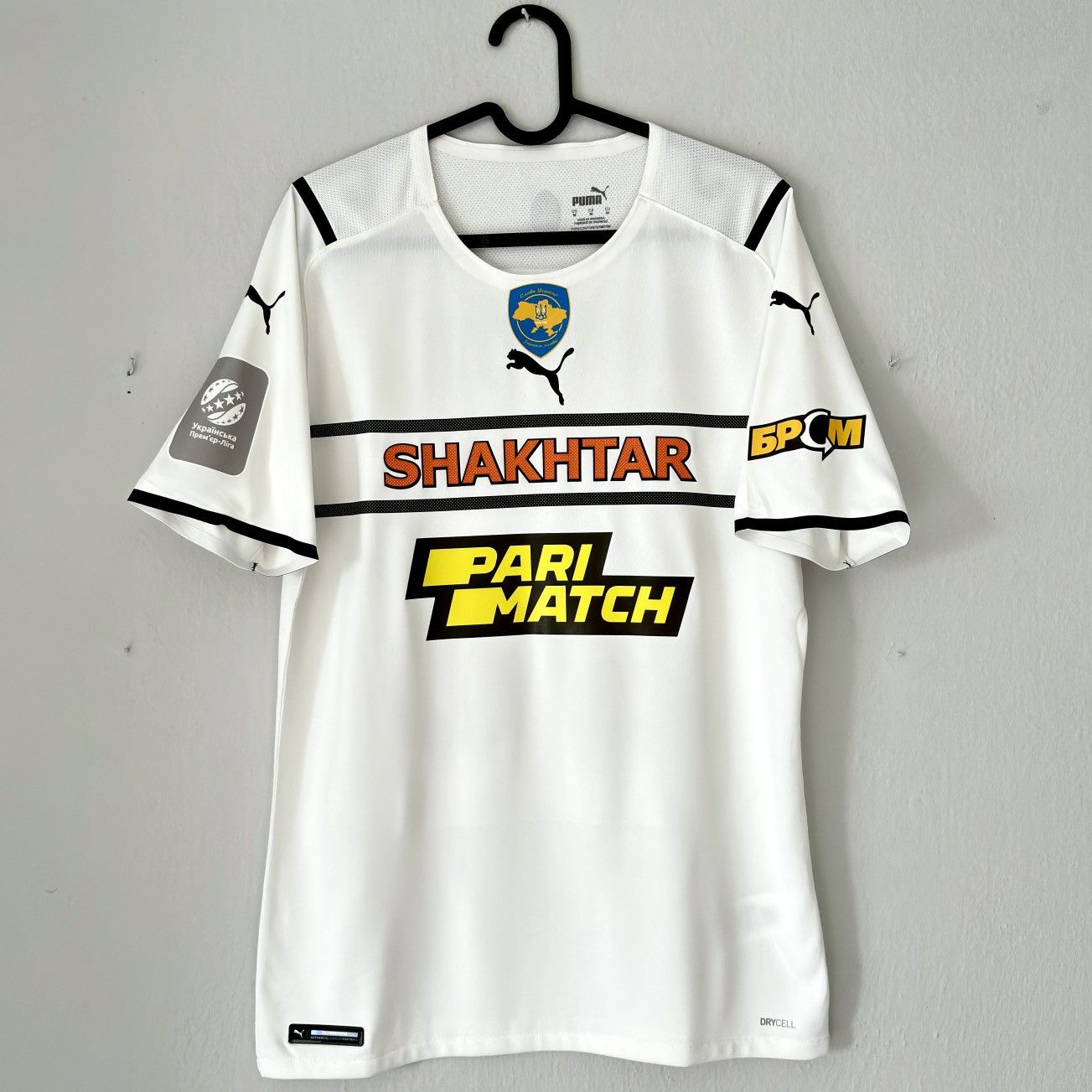 Puma 2021 2022 GAME ISSUE Shakhtar Mudryk Puma Away Soccer Jersey Size US M / EU 48-50 / 2 - 4 Thumbnail