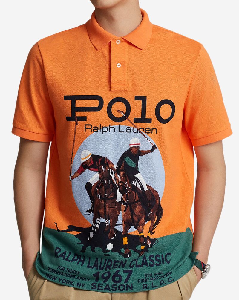 Polo Ralph Lauren Shirt Equestrian Jockey Graphic NWT L