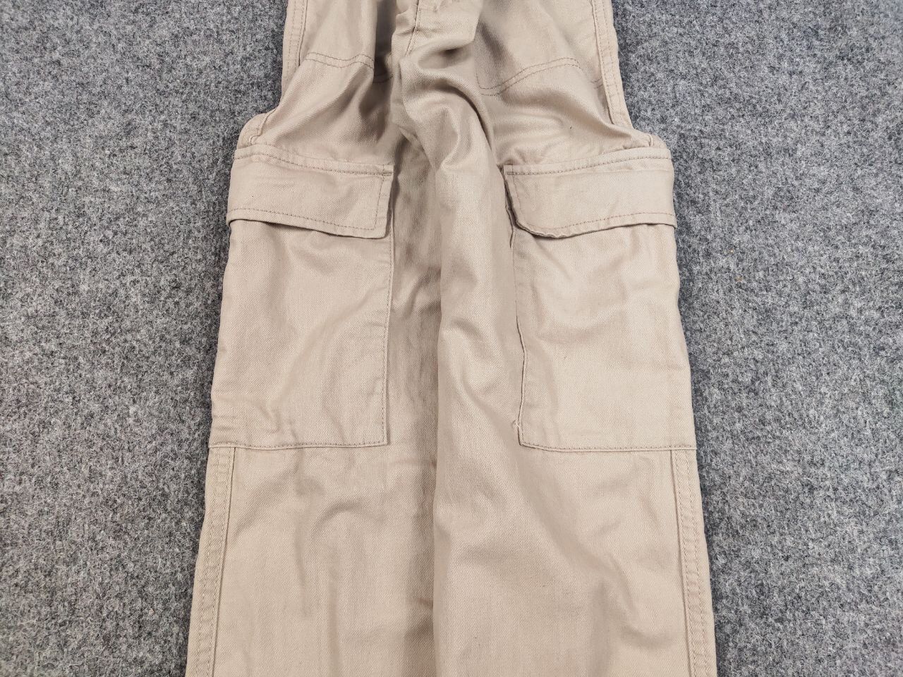 Japanese Brand Vintage Japanese Casual Beige Baggy Cargo Pants Y2K Style Size US 32 / EU 48 - 9 Thumbnail