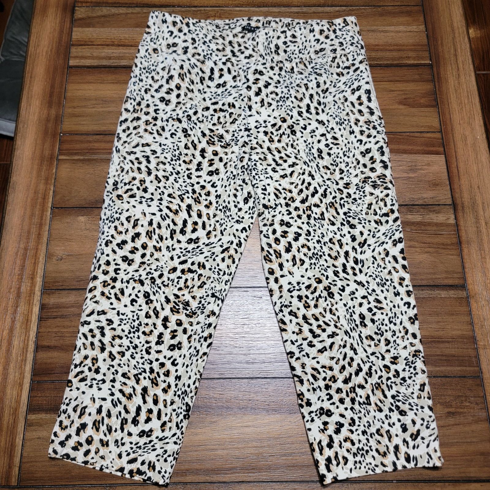 Other Zac & Rachel Cheetah Print Pull-On Capris - Size 14 Size 36" / US 14 / IT 50 - 1 Thumbnail
