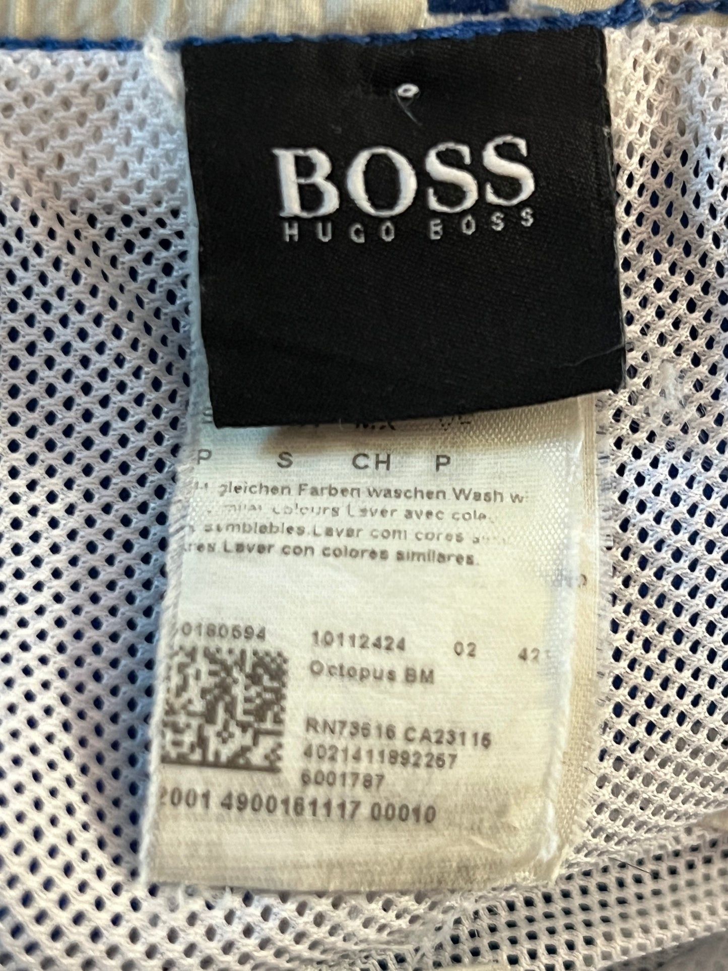 Hugo Boss × Vintage Hugo Boss Vintage Men's Swim Shorts - S Size US 30 / EU 46 - 6 Thumbnail
