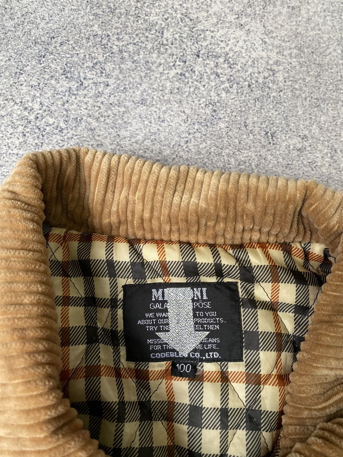Designer × Missoni × Vintage Vintage Missoni Corduroy Coat Size US L / EU 52-54 / 3 - 7 Thumbnail