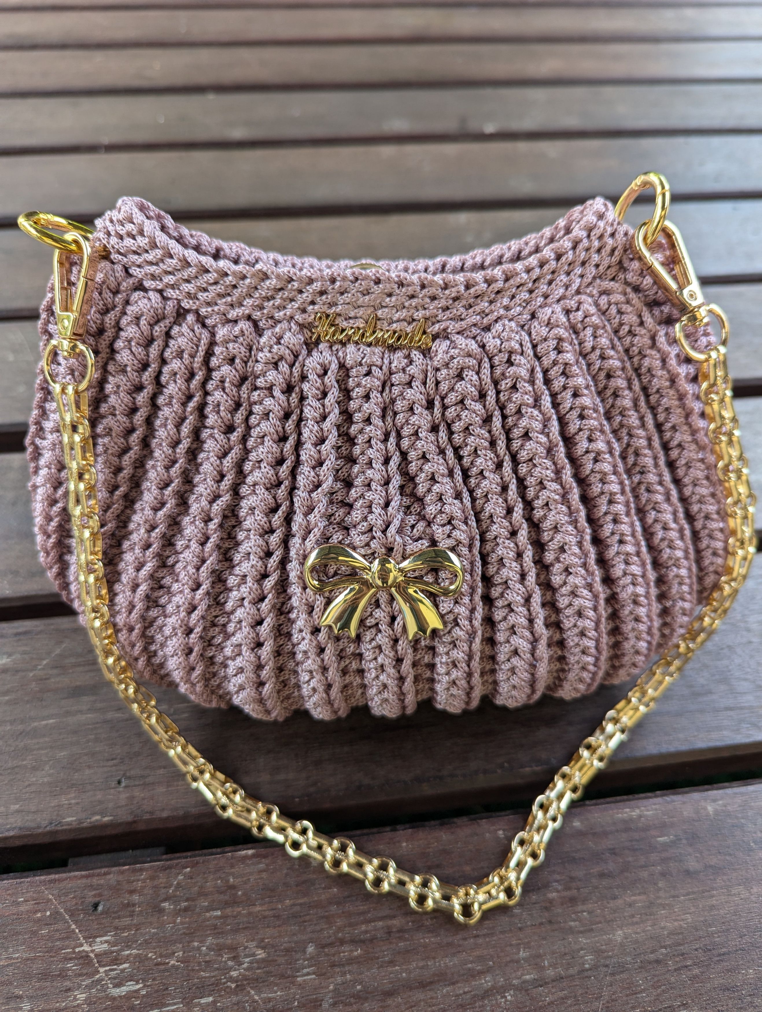 Handmade × Japanese Brand Shoulder Bag Crochet Hand Made Size ONE SIZE - 5 Thumbnail