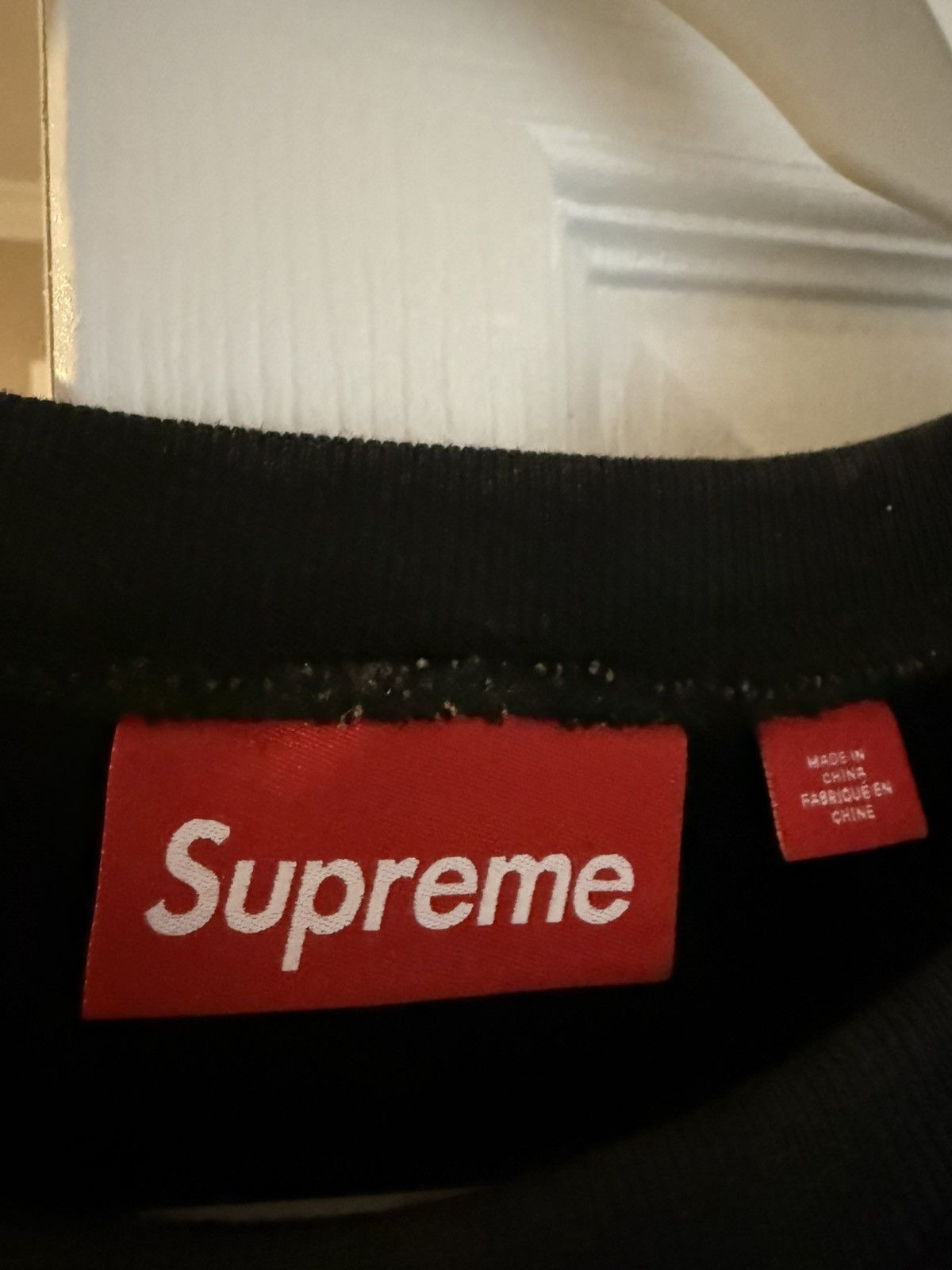 Supreme Supreme Washed Box Logo Crewneck “Black” Size US XL / EU 56 / 4 - 2 Thumbnail