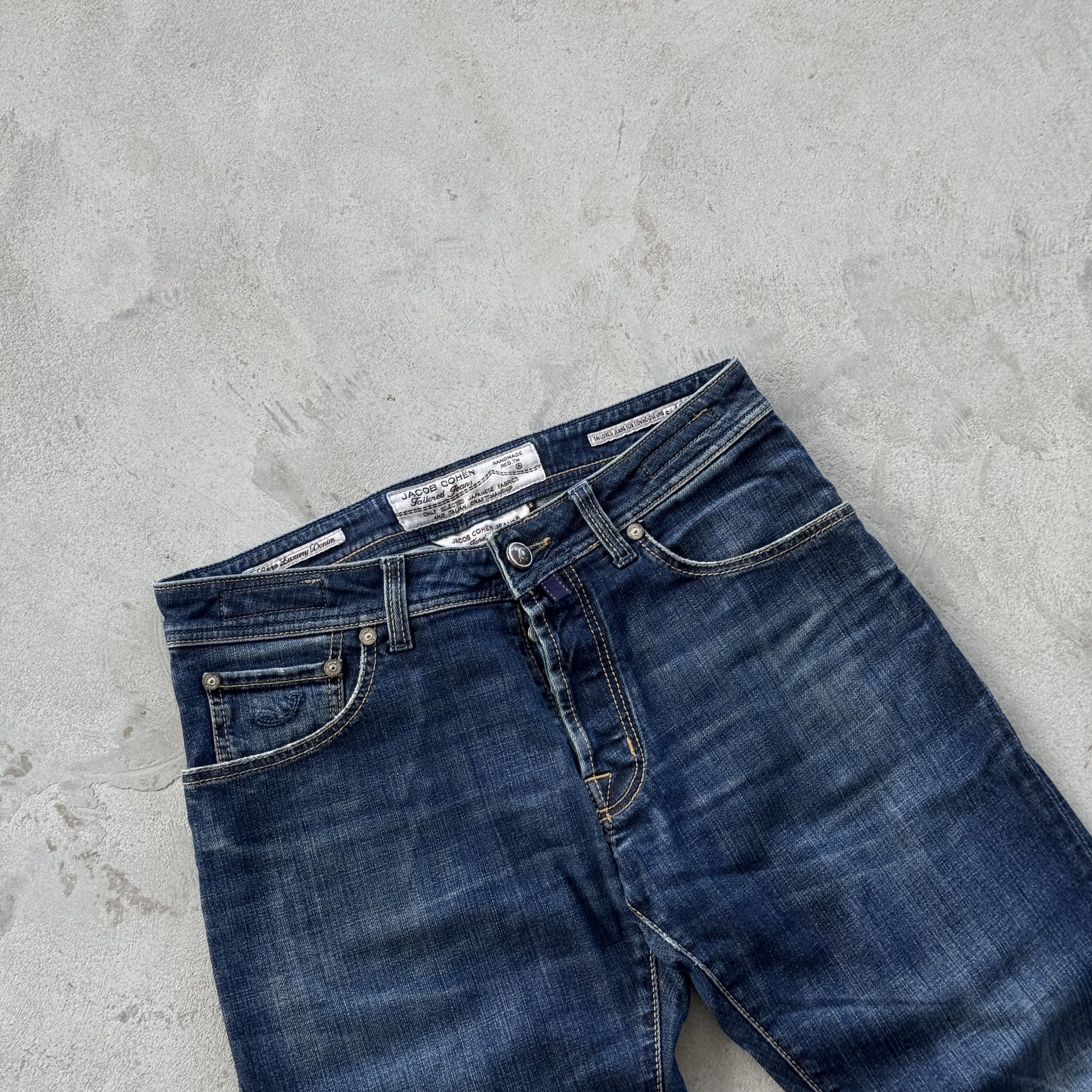 Jacob Cohen Jacob Cohen Handmade Tailored Denim Blue Jeans 32 Size US 32 / EU 48 - 5 Thumbnail