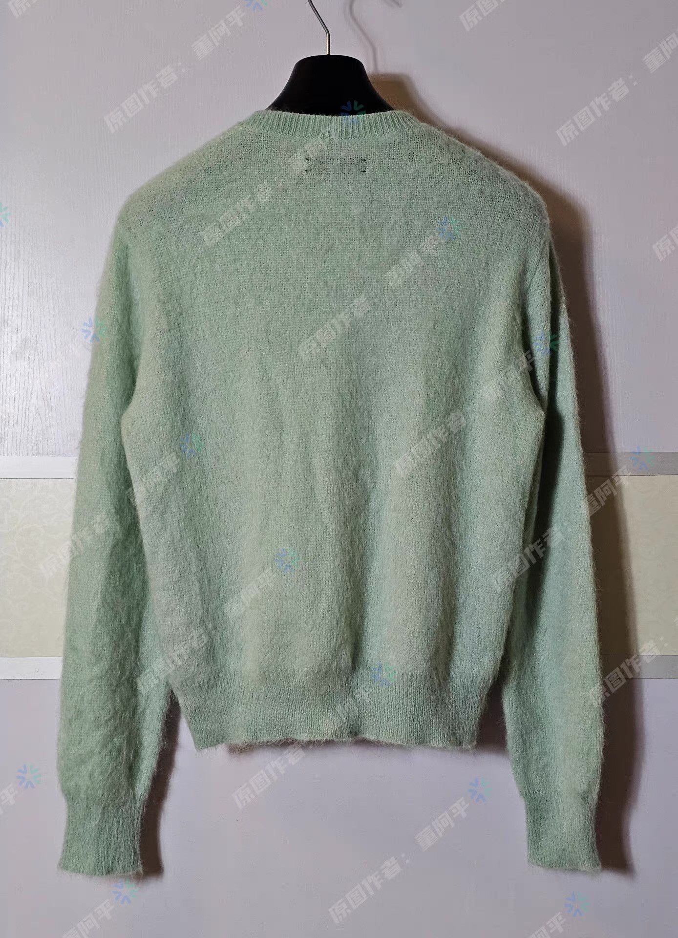 Amiri AMIRI Light Green Mohair Sweater Q4 Size US S / EU 44-46 / 1 - 7 Thumbnail