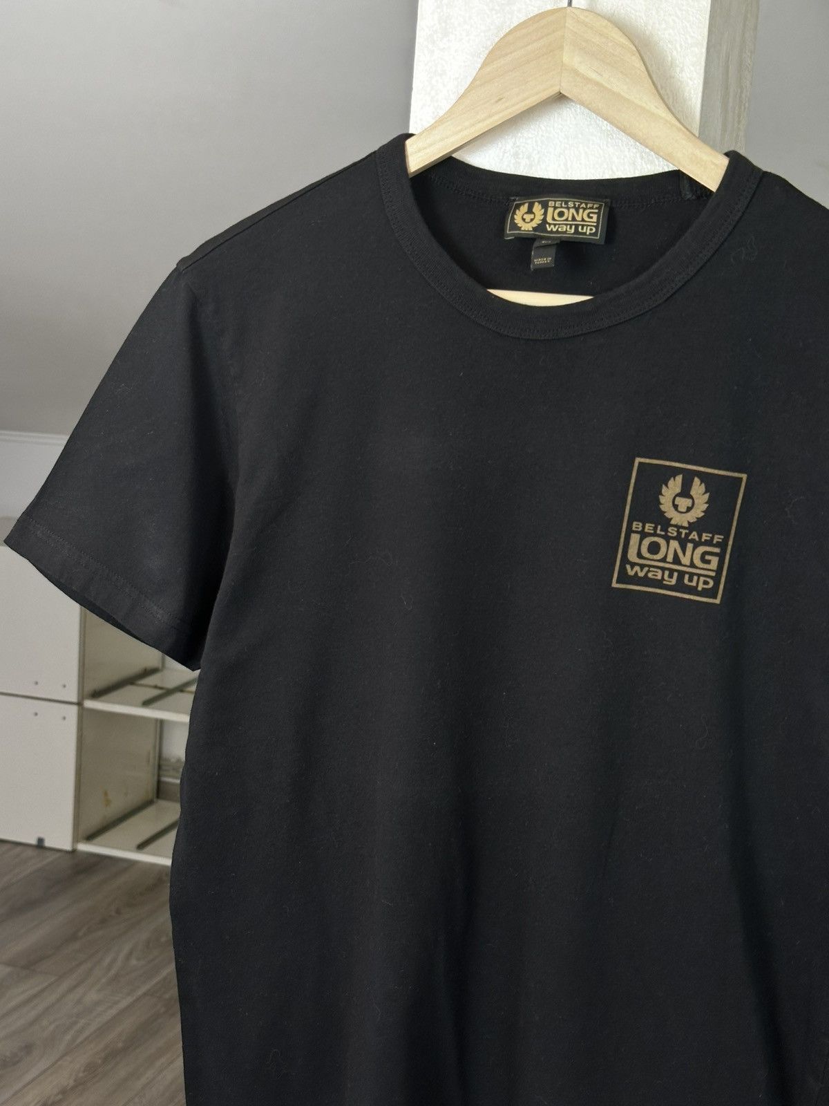 Belstaff Belstaff Graphic Print Logo Black Tee T-shirt Size US M / EU 48-50 / 2 - 2 Thumbnail