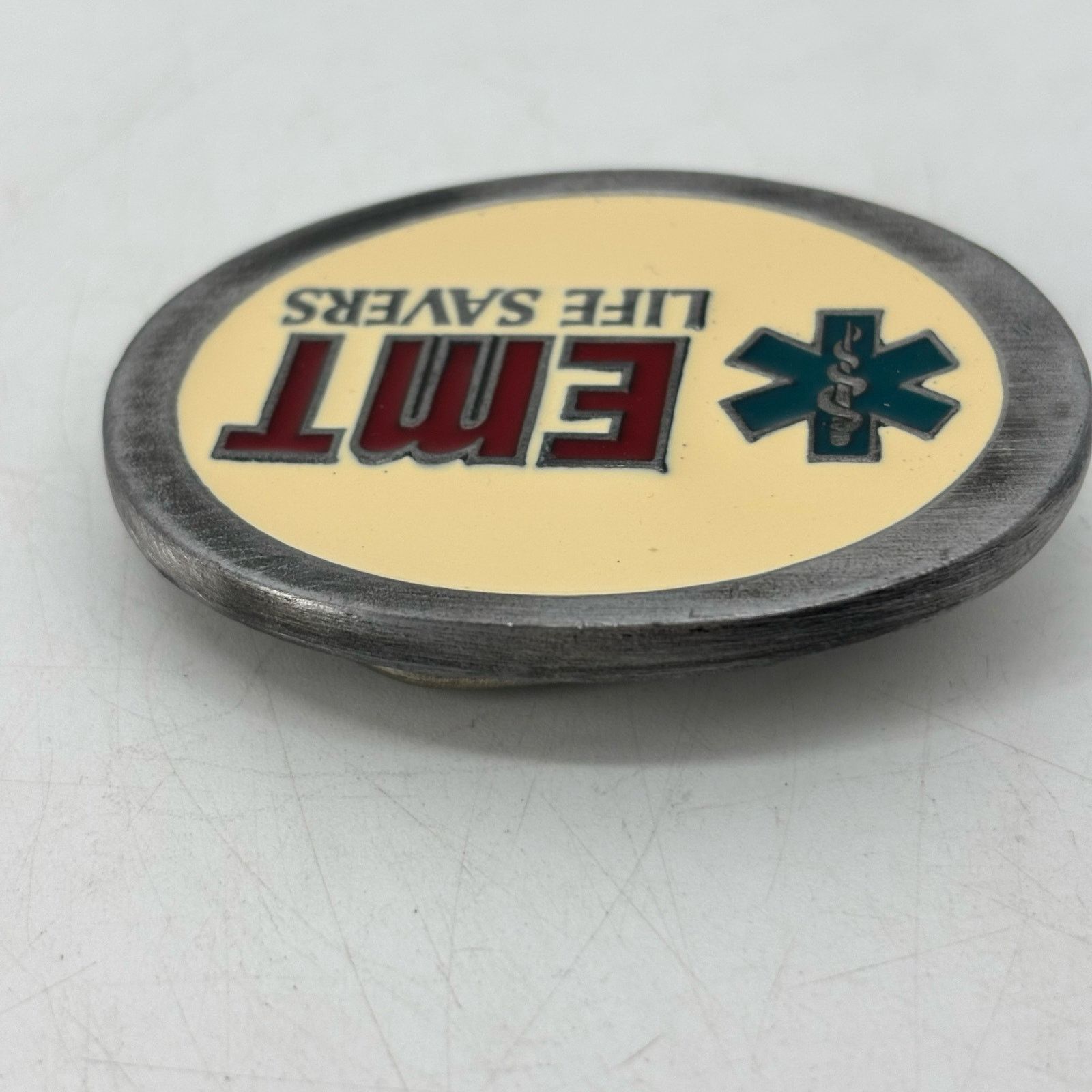 Vintage EMT Life Savers Belt Buckle 1987 USA C+J Belt Buckle Enamel Size ONE SIZE - 8 Thumbnail
